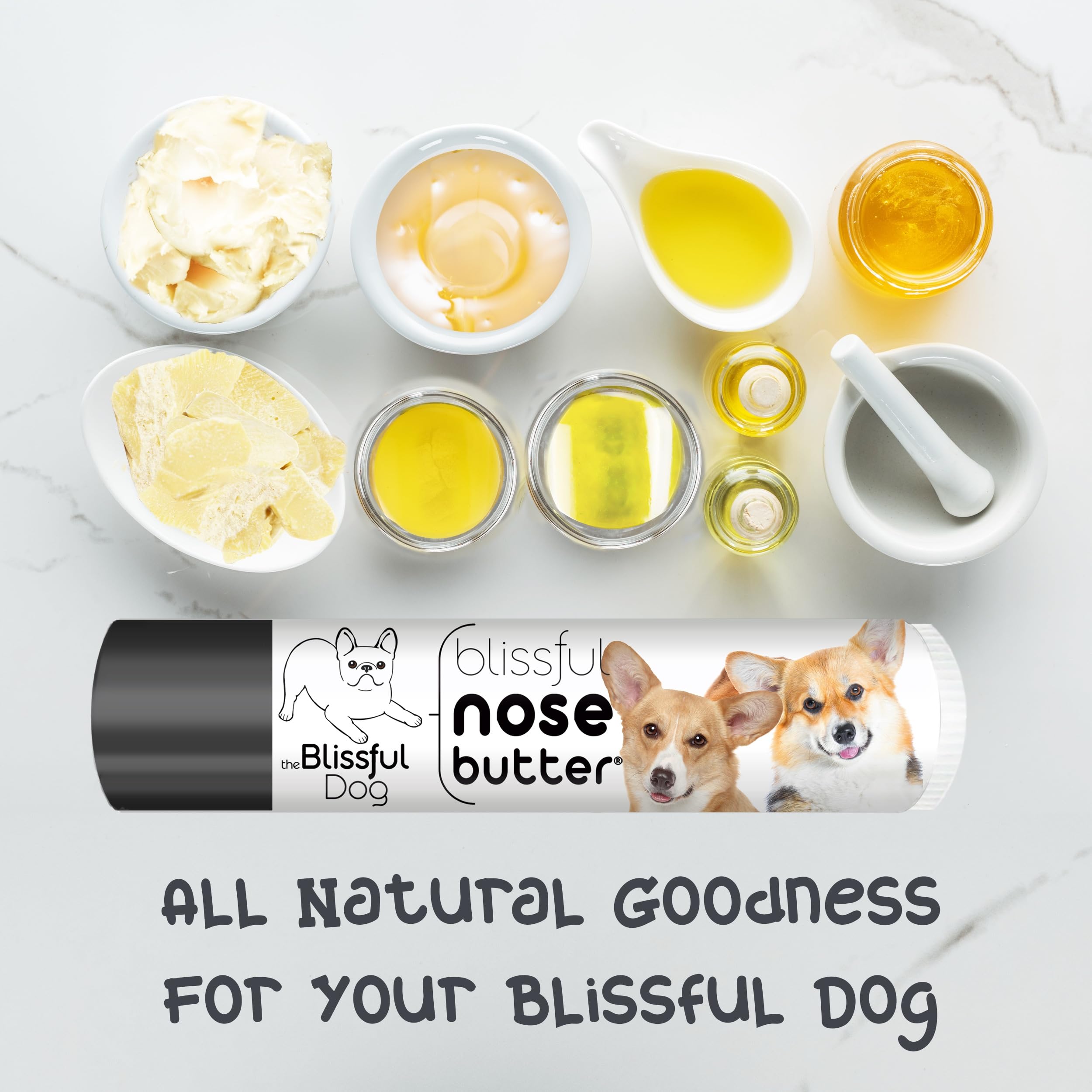 The Blissful Dog Corgi Unscented Nose Butter, 0.15-Ounce