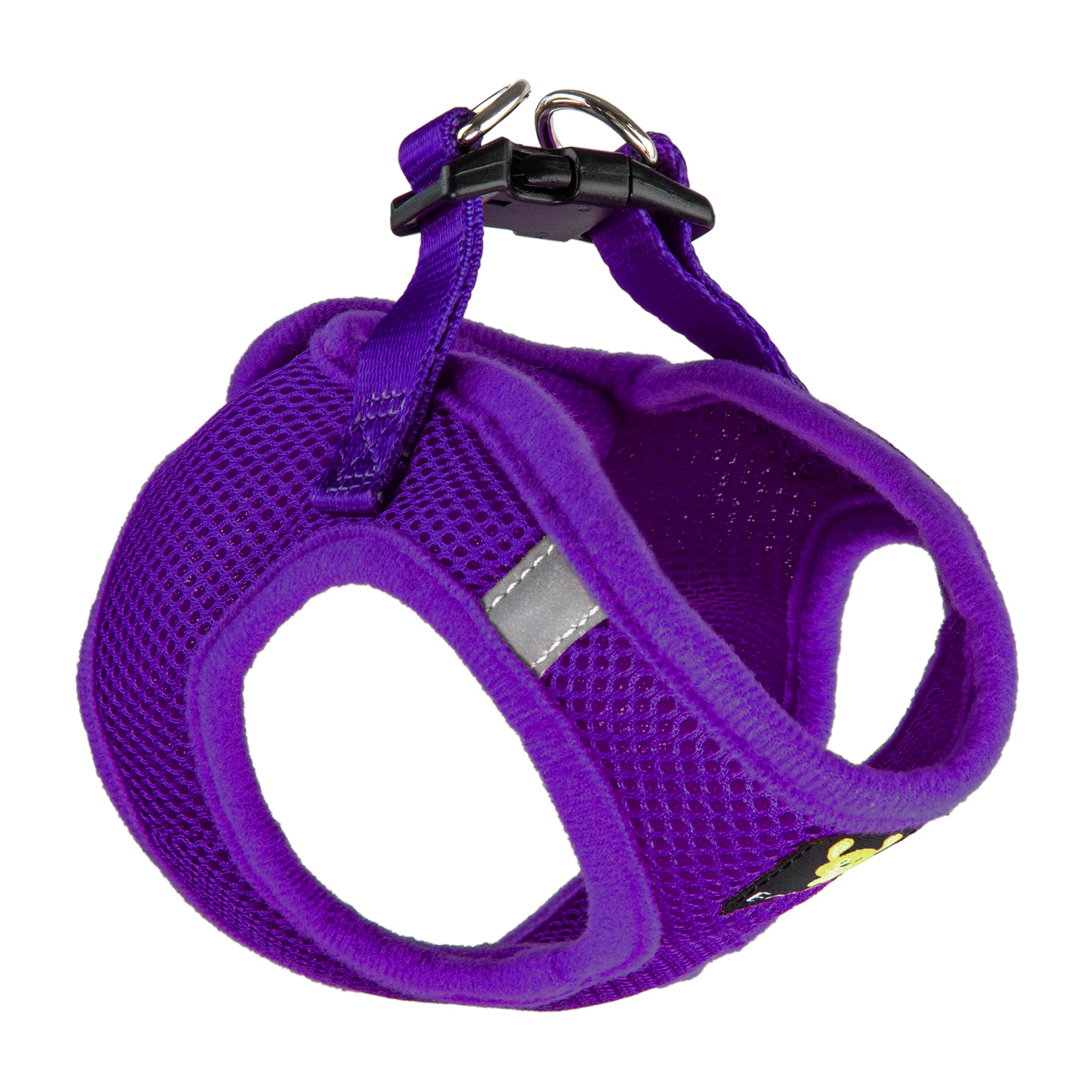 Ecobark Step In Dog Harness - Eco-Friendly Dog Harnesses For For Small & Medium Breed Dogs - Reflective And Adjustable Chest Body Halter Vest -Soft Luxurious Mesh (Purple, Xl)