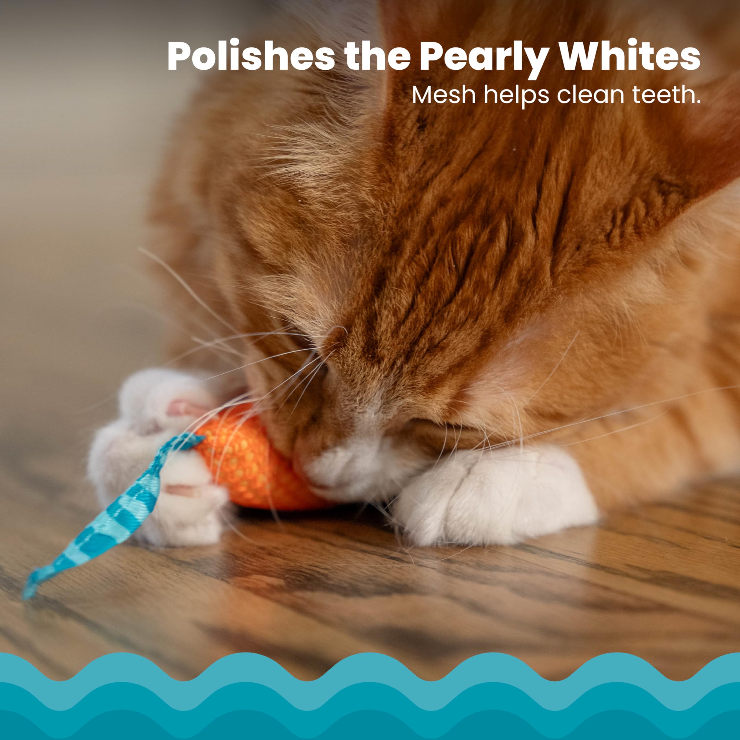 Catstages Catnip Chew Mice Dental Health Cat Toy - 2 Pack