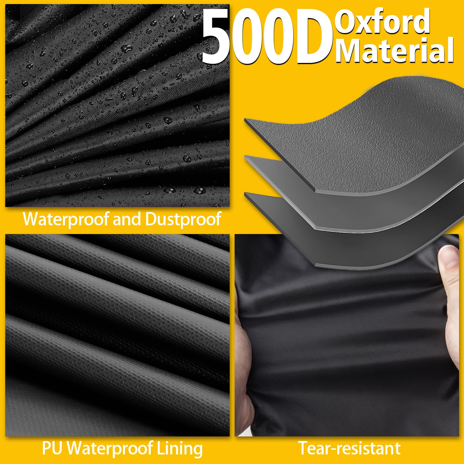 Kingling Outdoor Cat House Cover, Waterproof And Dustproof Protection Cover For Large Cat Cage Condo/Cat House Cover - 75'' L X