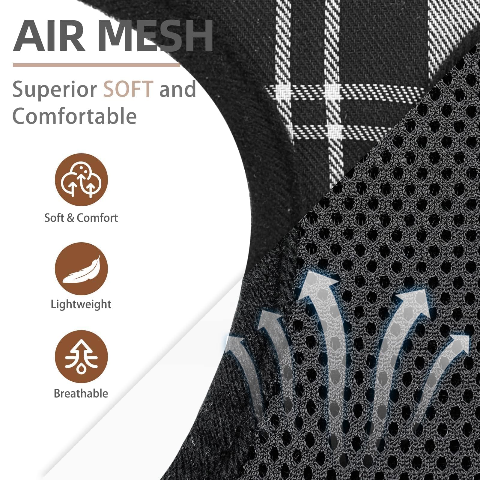 PUPTECK Soft Mesh Dog Harness and Leash Set Pet Puppy Cat Comfort Padded Vest No Pull Harnesses, Black&White, XS