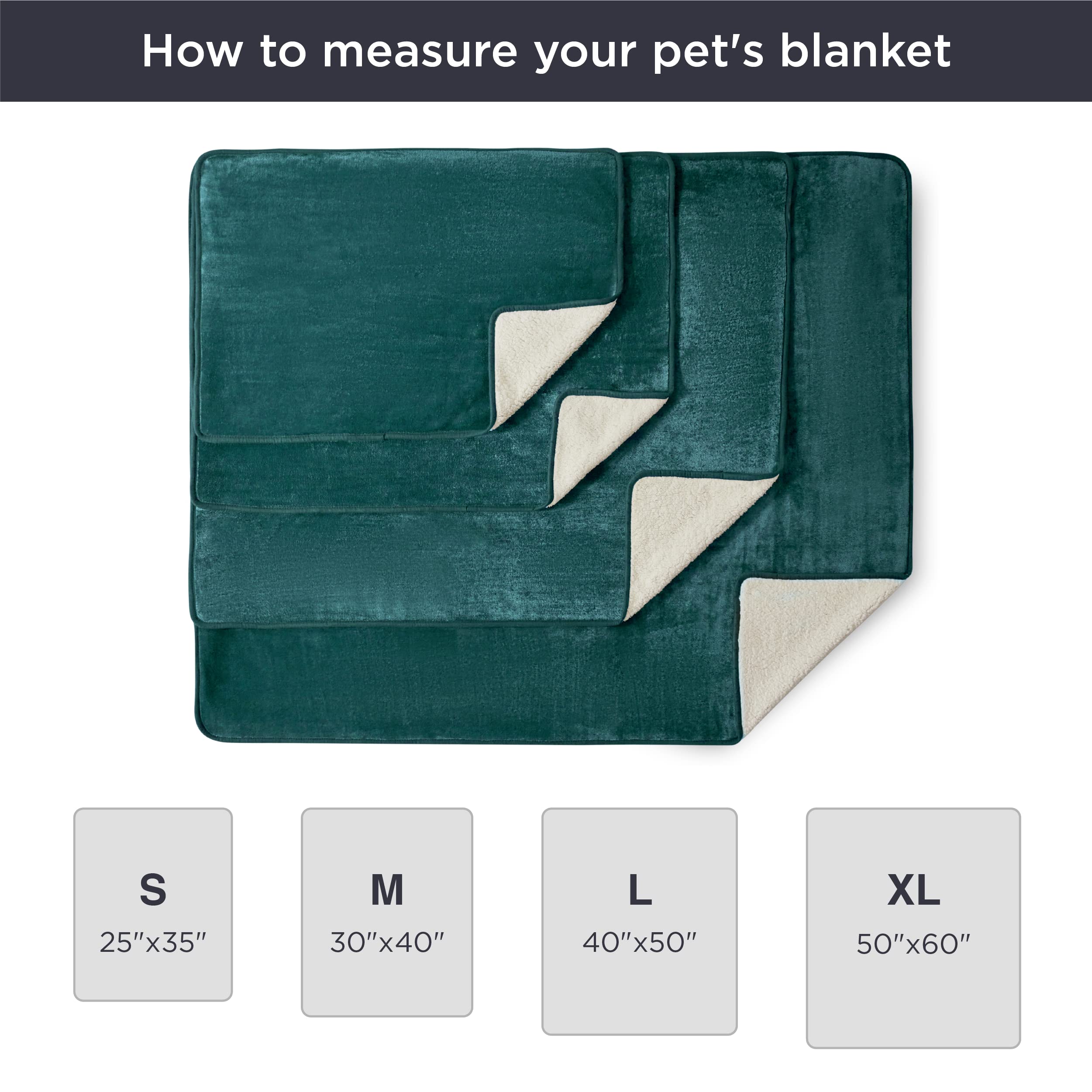 Bedsure Cat Blanket For Indoor Cats - Waterproof Calming Cat Blankets For Couch Protection, Sherpa Fleece Pet Blanket, Soft Plush Reversible Throw Furniture Protector, 40'X30', Green