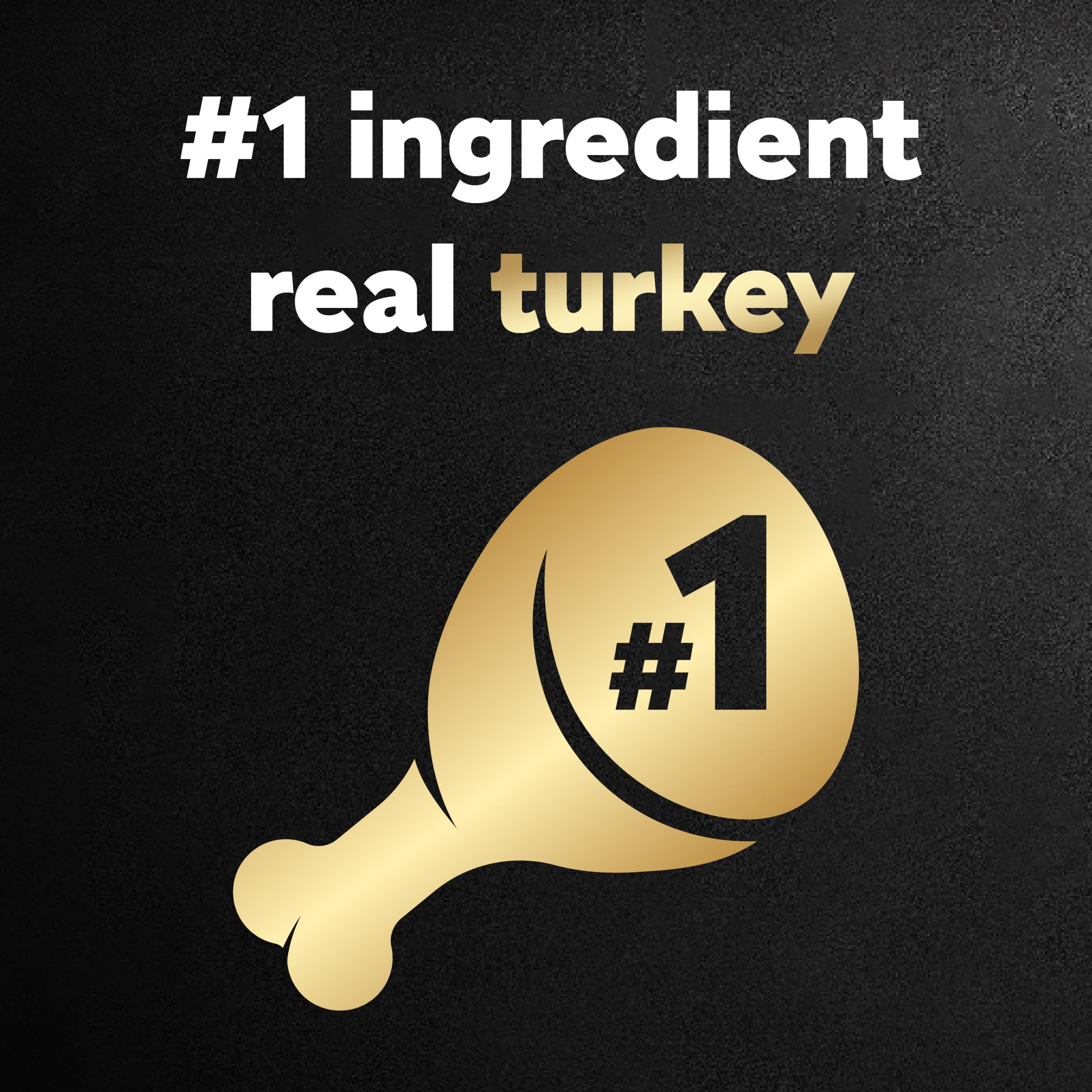 Cesar Wet Dog Food Classic Loaf in Sauce Turkey Recipe, 3.5 oz. Easy Peel Trays (24 Count, Pack of 1)