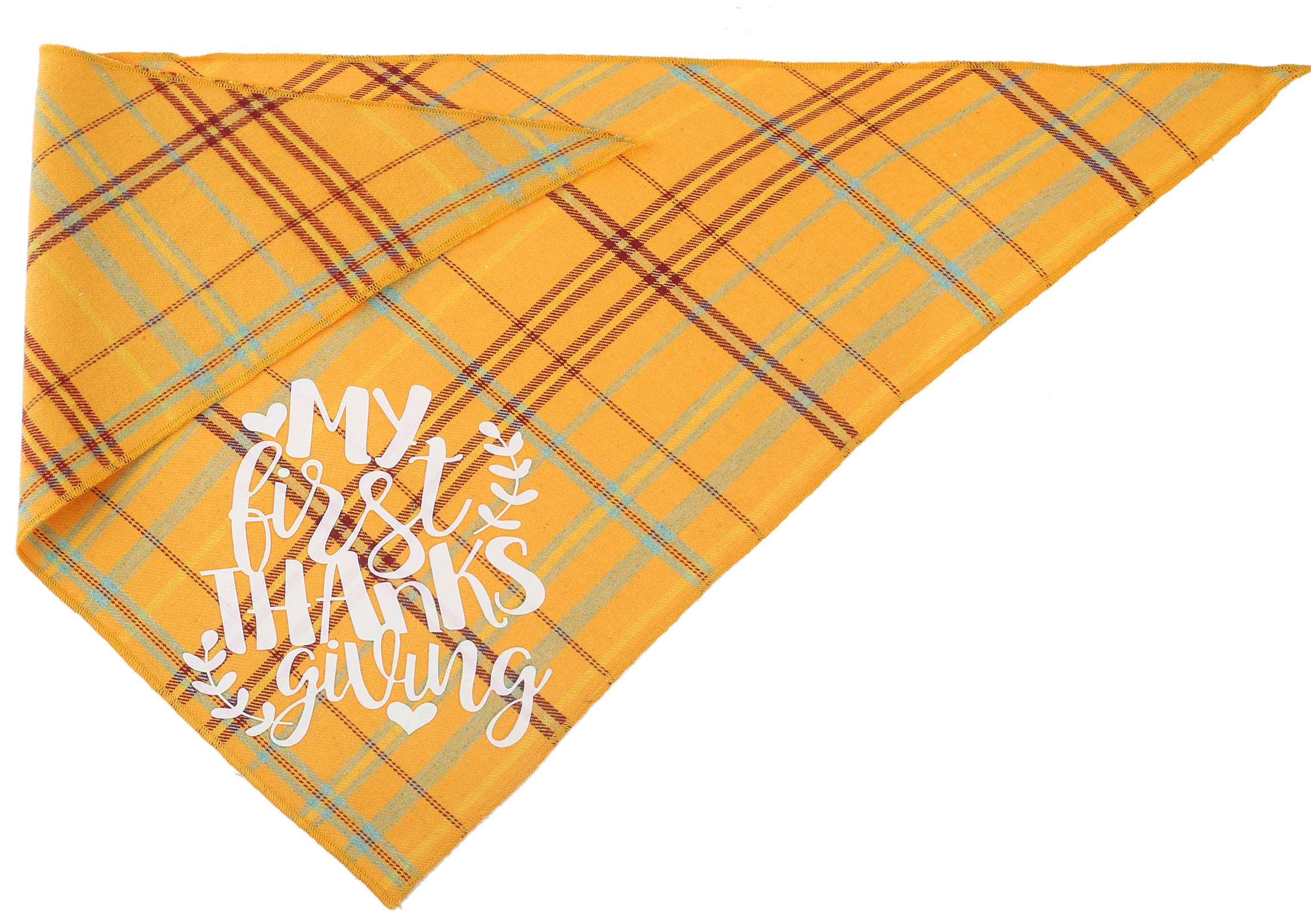 Pawskido First Thanksgiving Dog Bandana