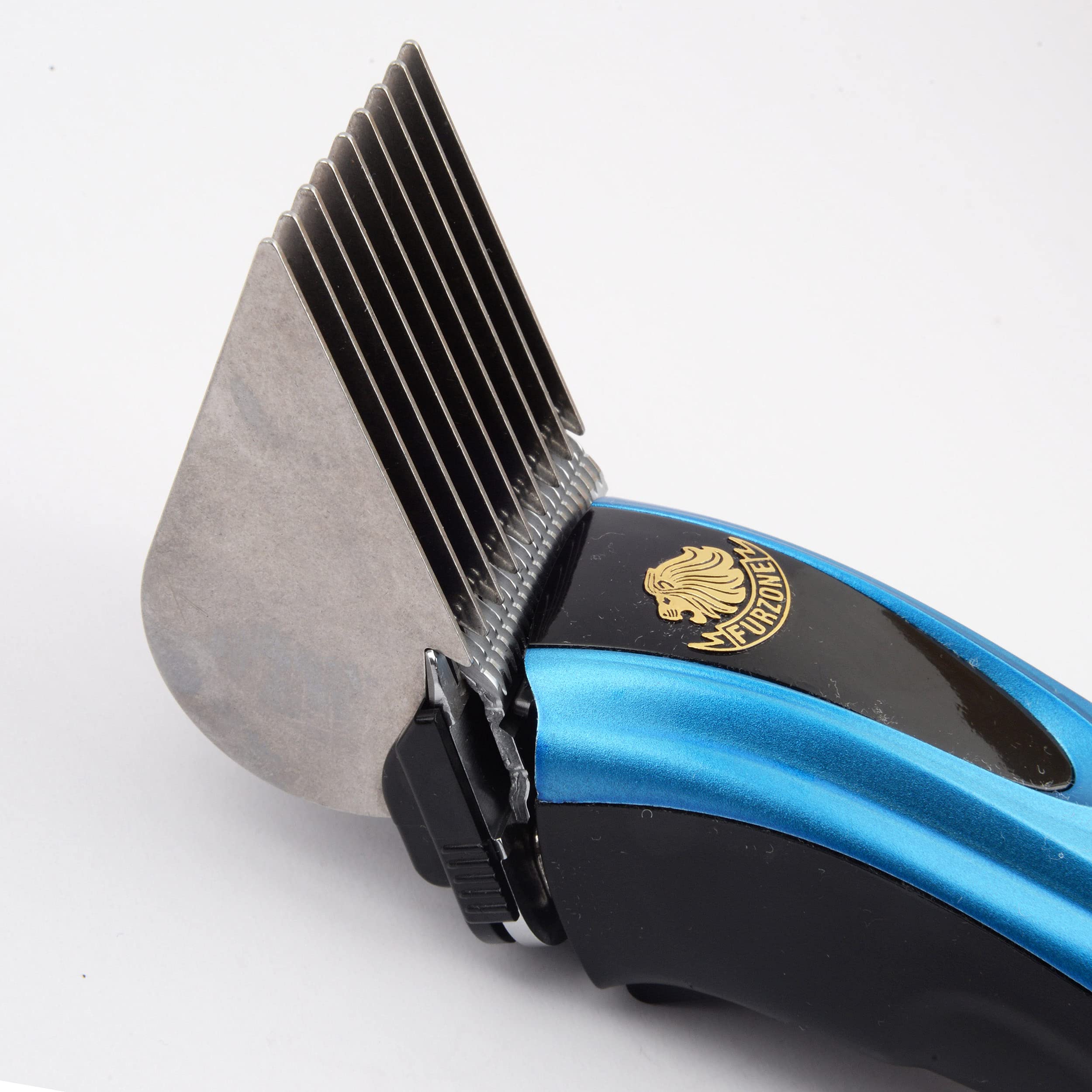 Furzone Clipper Guard Comb Set For Size 10 Blade, 9 Piece, Made Of Stainless Steel, Suitable For Dog, Cat Grooming