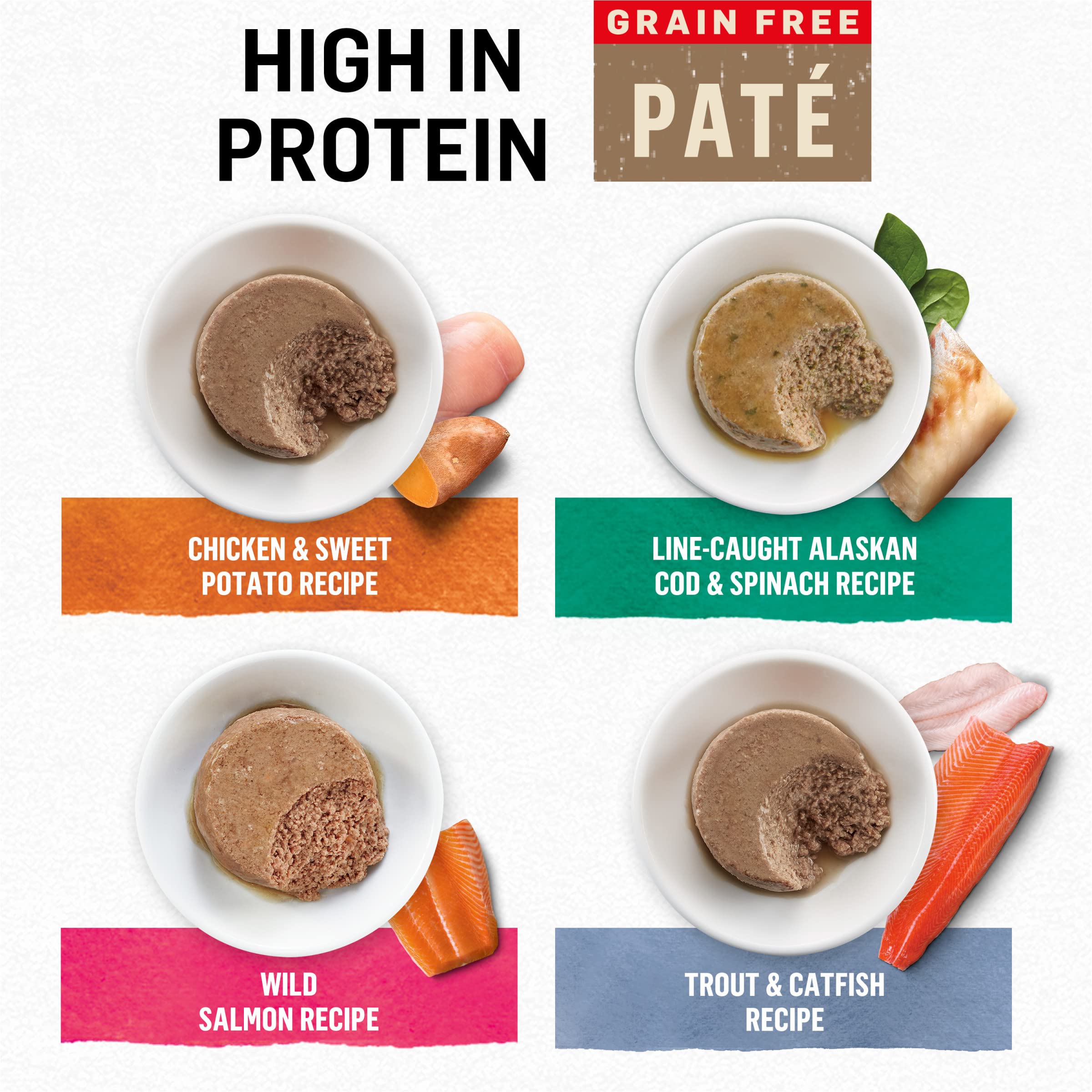 Purina Beyond Grain Free Wet Cat Food Pate Variety Pack 24ct - (Pack of 24) 3 oz. Cans