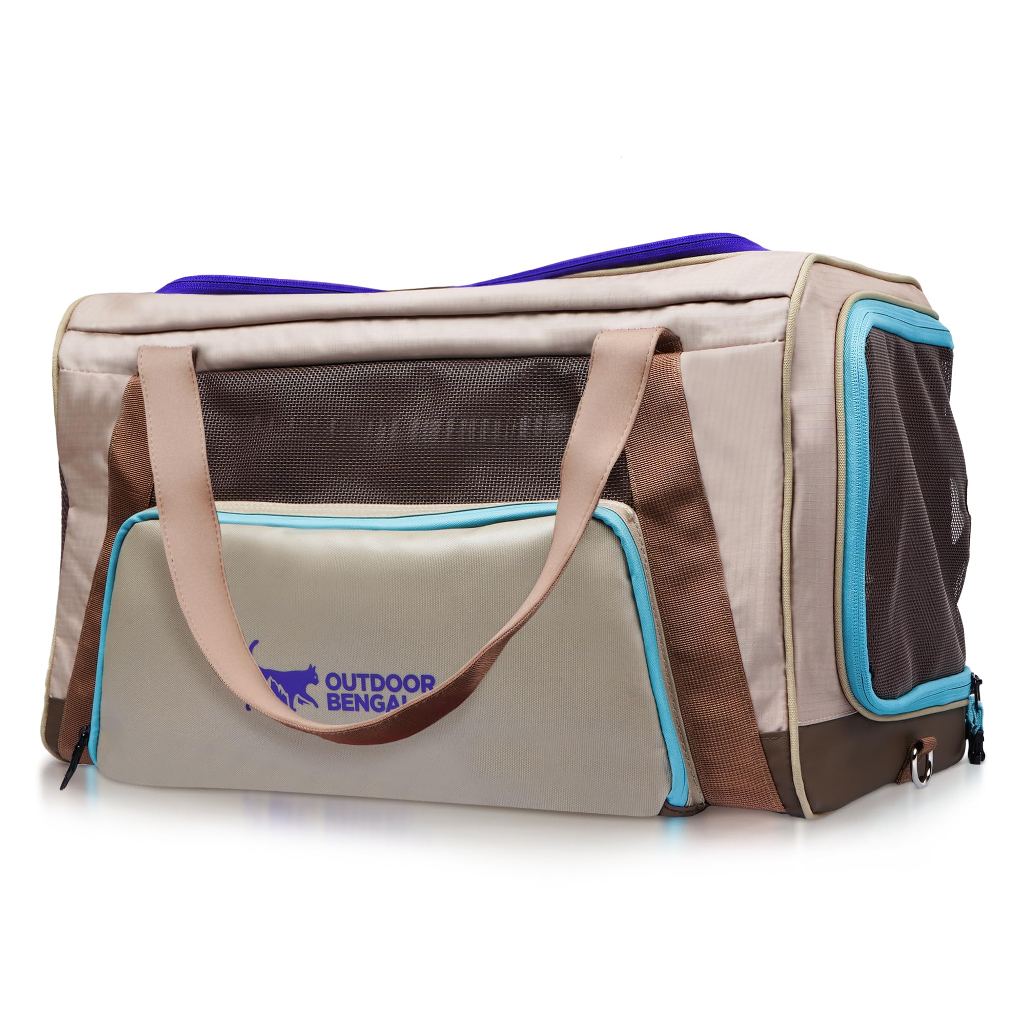OutdoorBengal Zeppelin Airline-Approved Large Cat Carrier Soft - TSA-Approved Pet Carriers with Top Opening for Plane and Car Tr