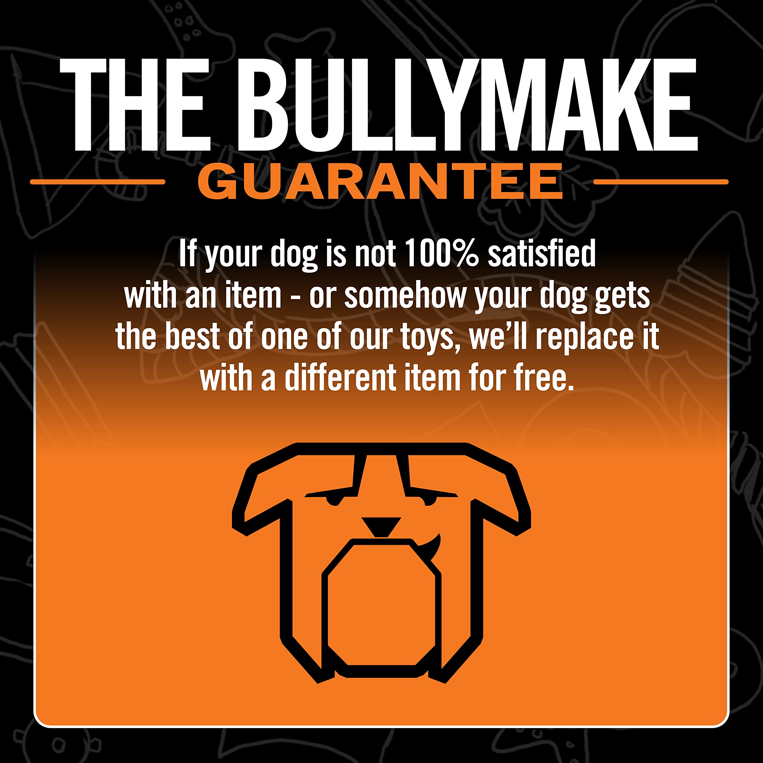 Bullymake - Beach Ball Rubber Chew Toy For Dogs - Rubber Toy For Dogs - Made In Usa - Treat Stuffing Toy