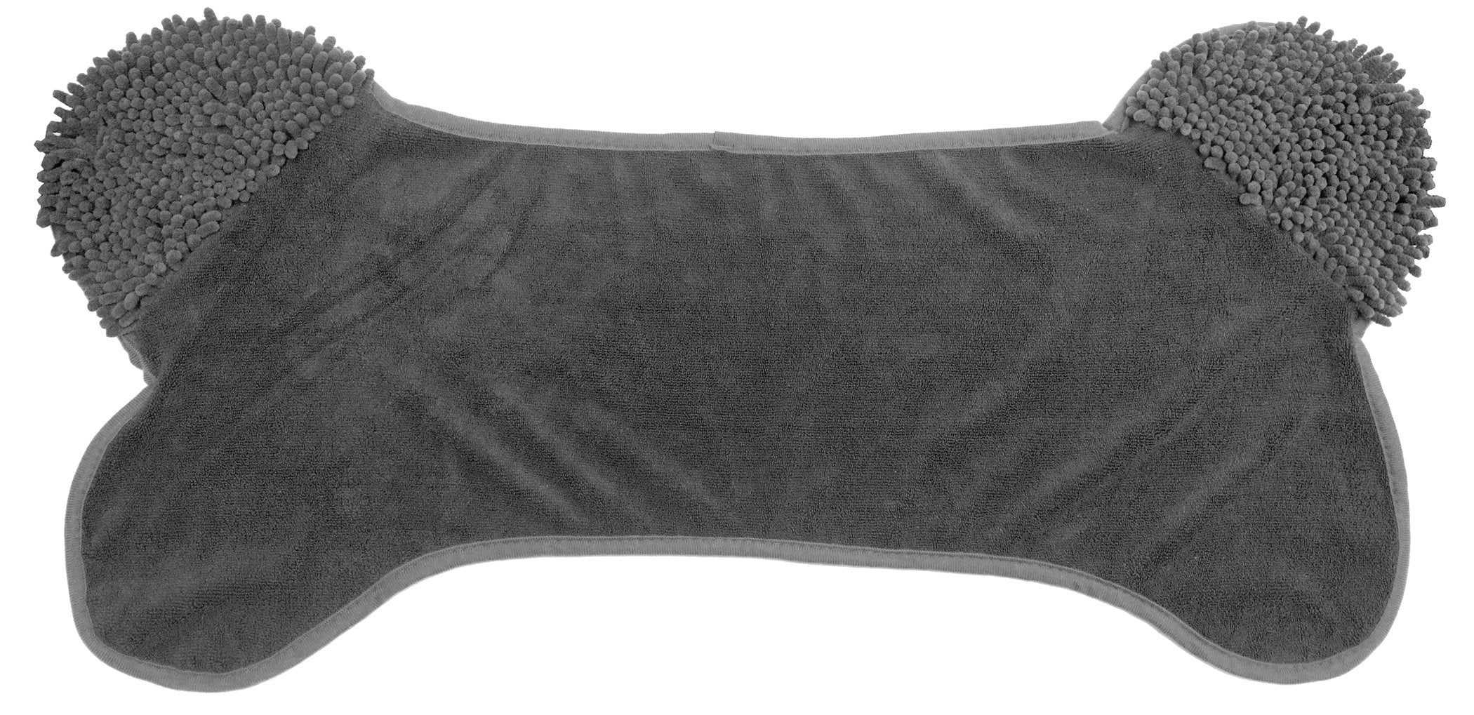 Spot Clean Paws Chenille Microfiber Dog Towel – Super Absorbent With Corner Hand Pockets For Easy Drying, Soaks Up Water Fast, For Wet Paws & Body, Machine Washable, 30 X16 In, Assorted Colors