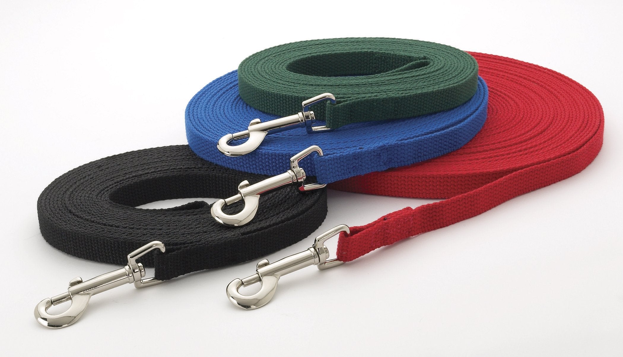 Guardian Gear Cotton Web Dog Training Lead 50'X5/8', Black