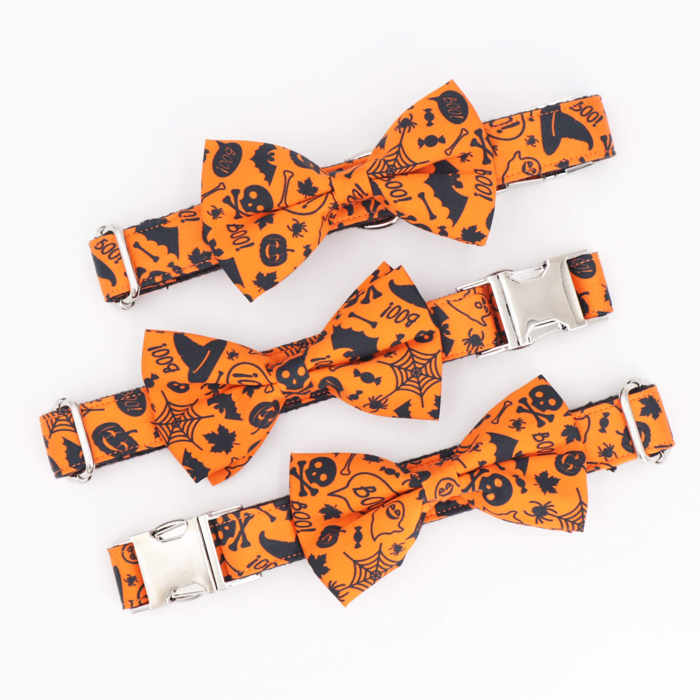 Halloween Dog Collar Dog Bowtie Dog Accessory Halloween Dog Costume for Halloween Party (S)
