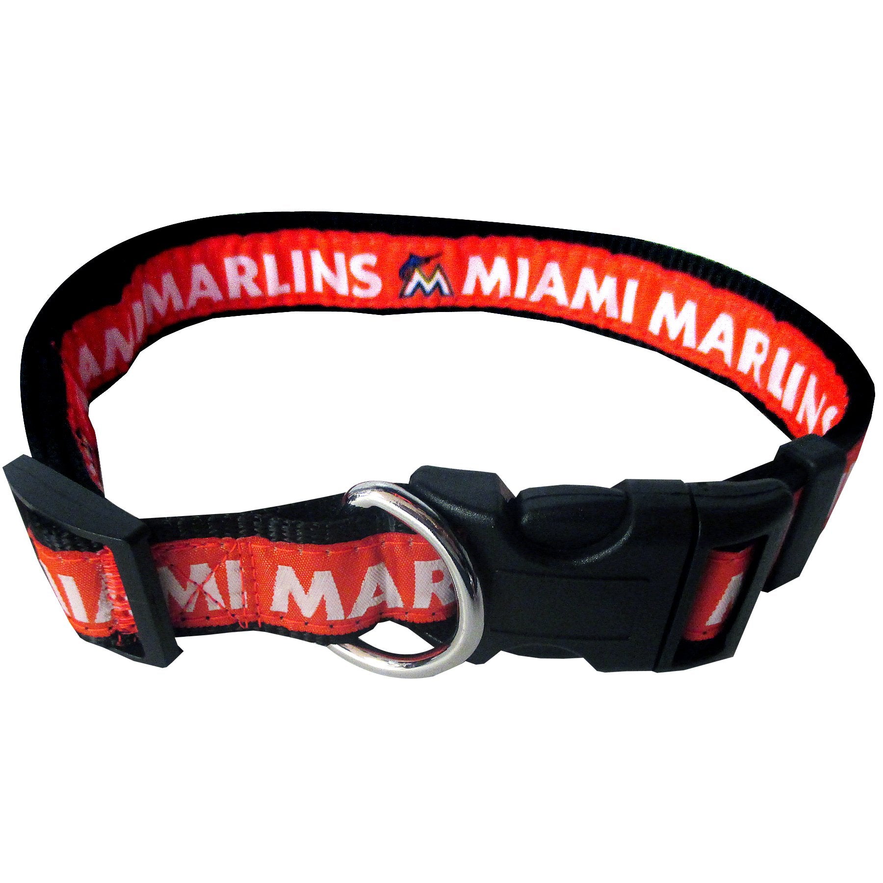 Mlb Miami Marlins Dog Collar, Large