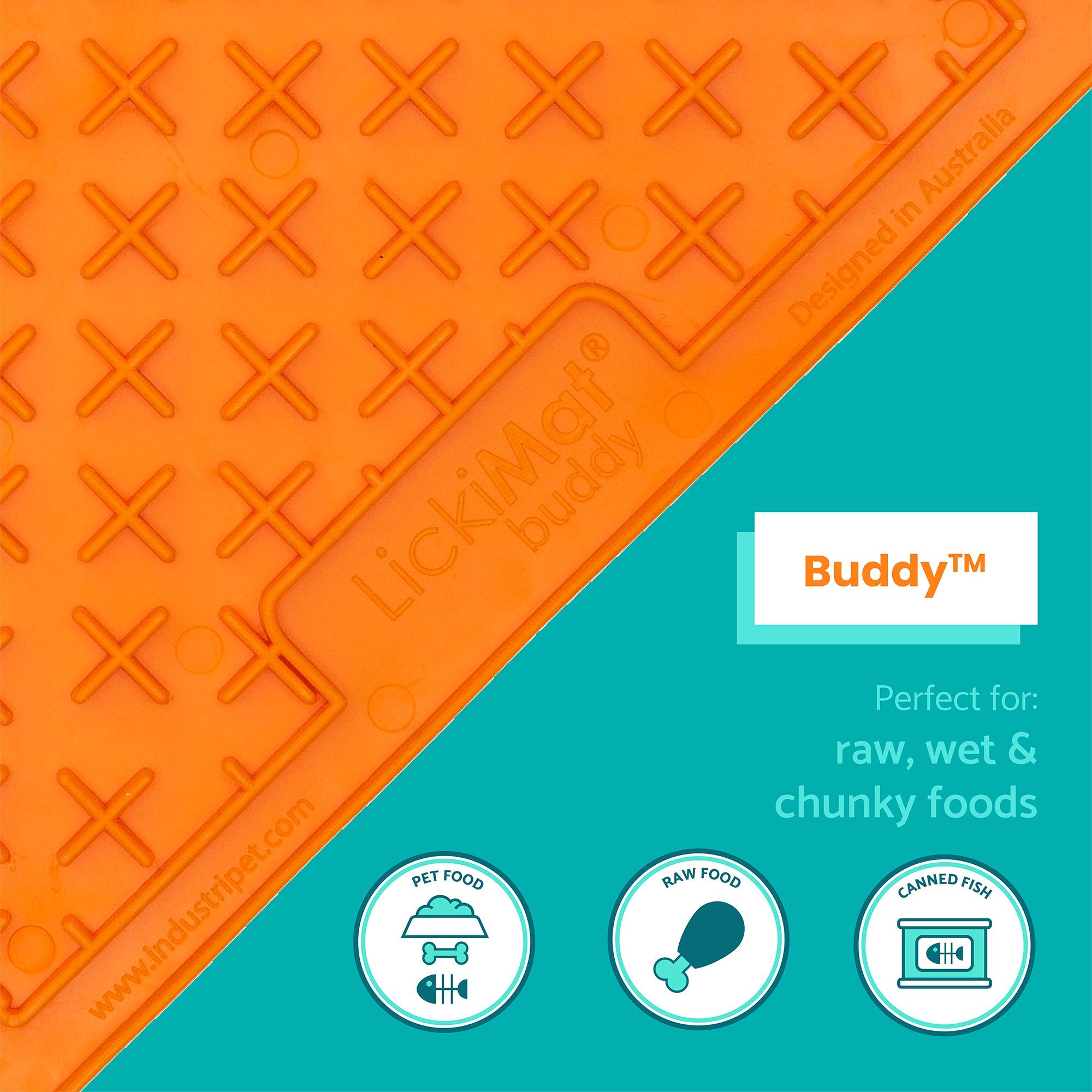 Lickimat Buddy Cat Turquoise