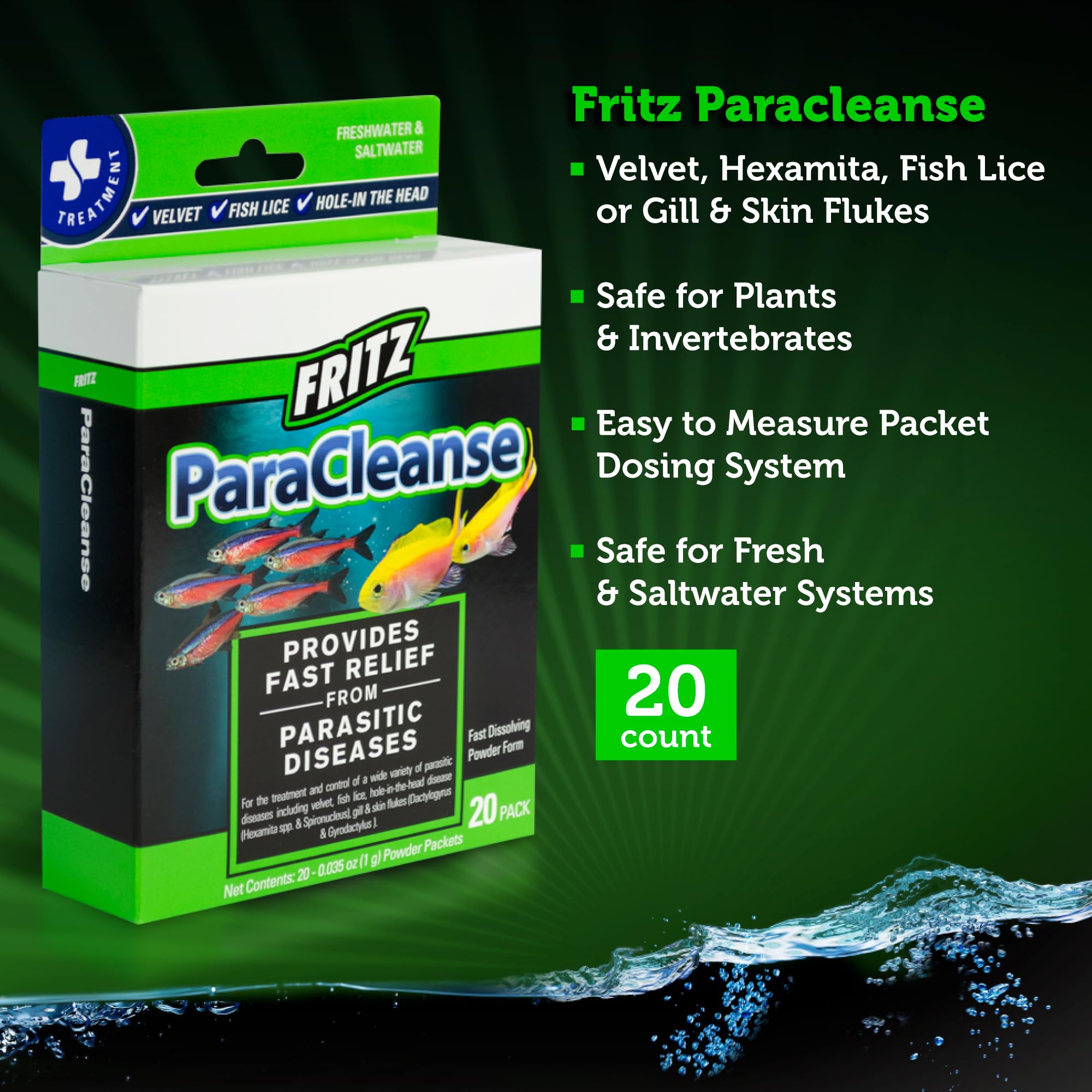 Fritz Aquatics ParaCleanse Parasitic Disease Treatment