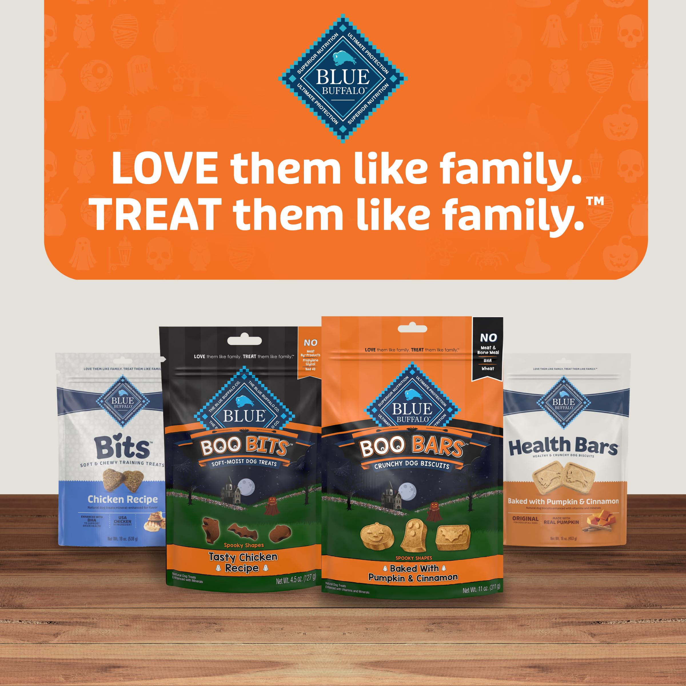 Blue Buffalo Boo Bar Pumpkin and Cinnamon 11oz.