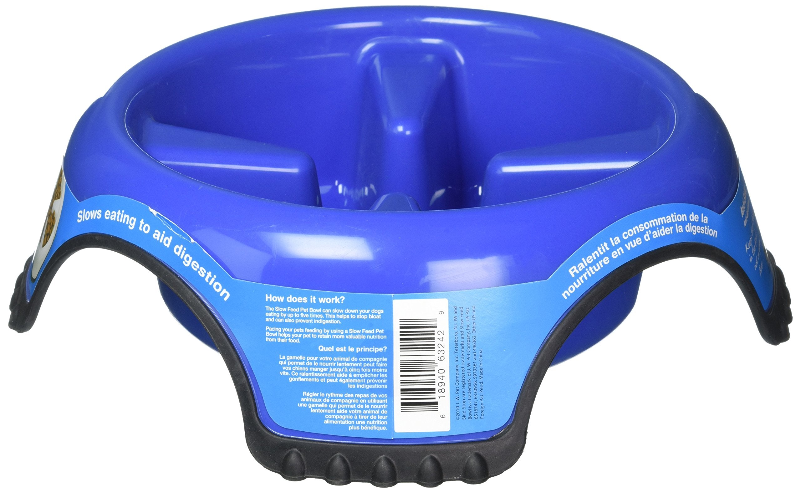 Jw Pet Company Skid Stop Slow Feed Bowl Jumbo