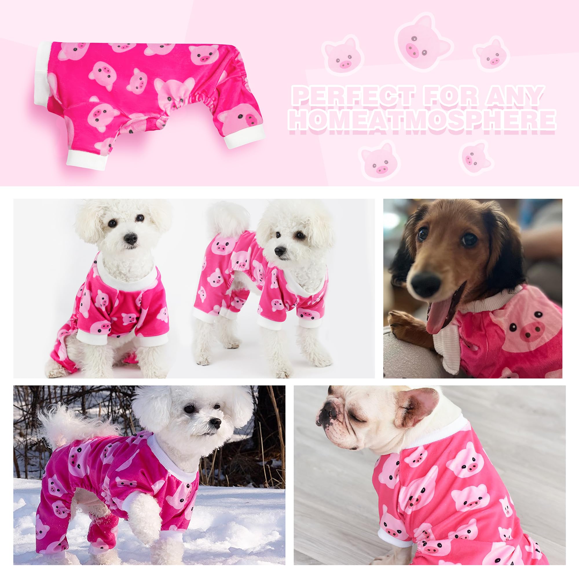Paiaite Dog Pajamas Onesie: Comfortable Four-Legged Apparel For Small, Medium, & Large Dogs, Polyester Material For Comfort, Wri