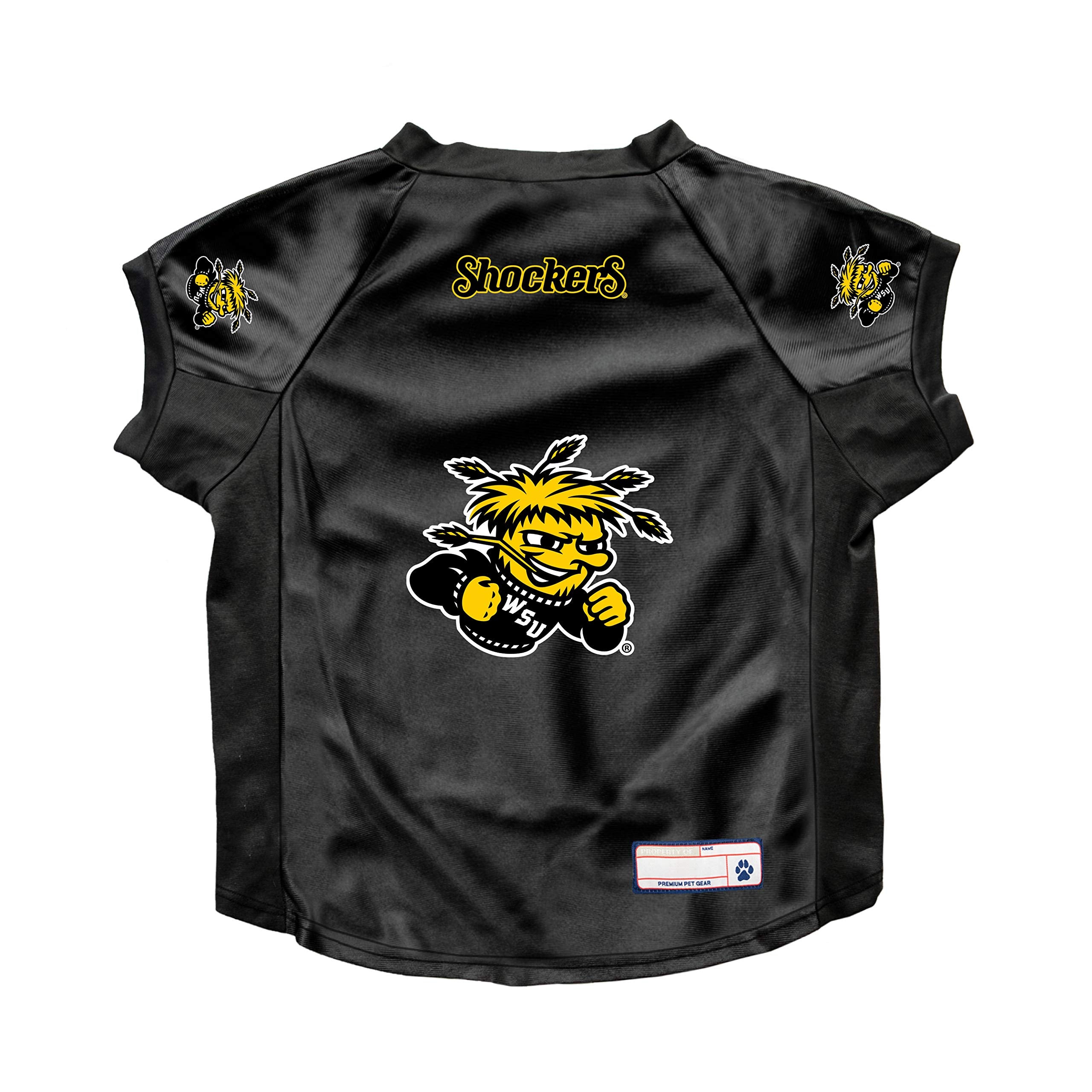 Wichita State Shockers Pet Jersey Stretch Size Big Dog - Special Order