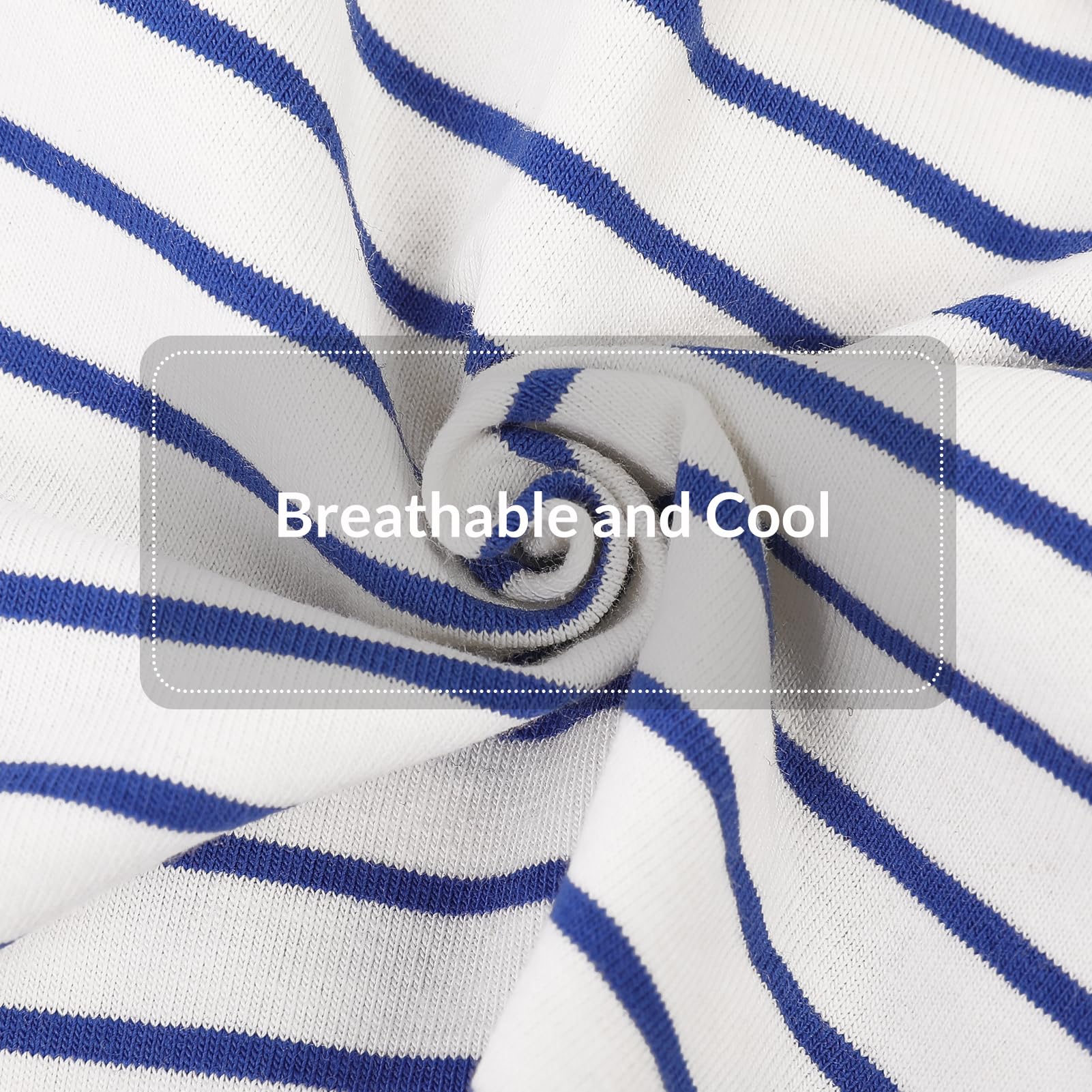 Preferhouse Dog Tee Shirts For Large Dogs 2 Pack, L Dog Sleeveless Striped Vests Dog Pullover T-Shirts Lightweight Puppy Kitten