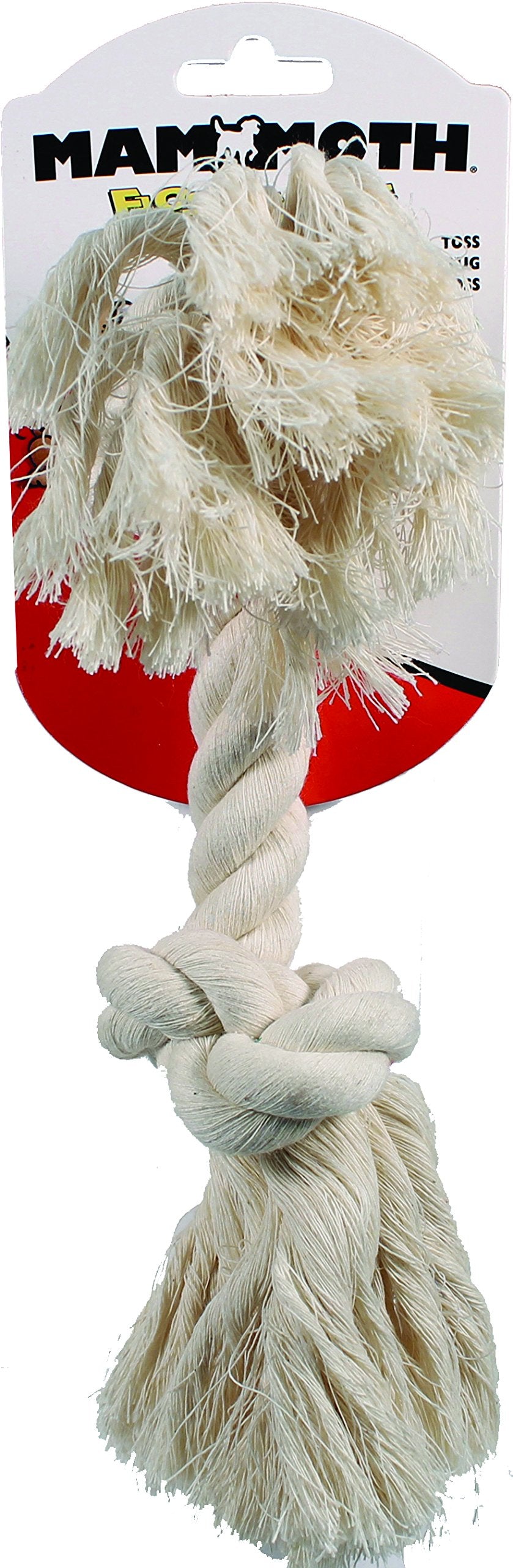 FLOSSY CHEWS COTTON ROPE BONE DOG TOY