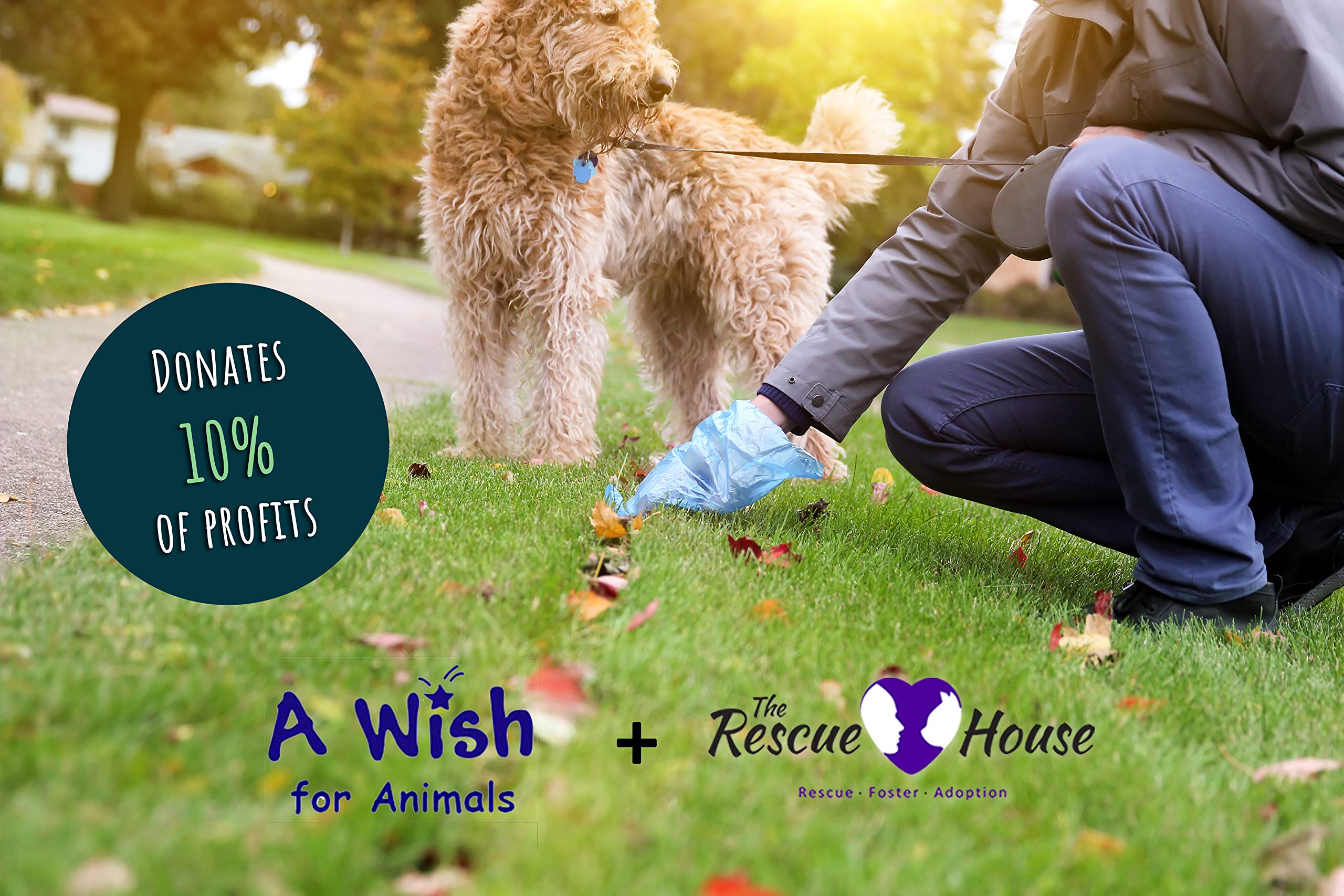 180 Biodegradable Poop Bags For Dogs, ???Cornstarch-Based Home Compostable Pet Waste Bags, Eco-Friendly Cat Litter Bags Refill, Astm D6400?? En13432 Certified