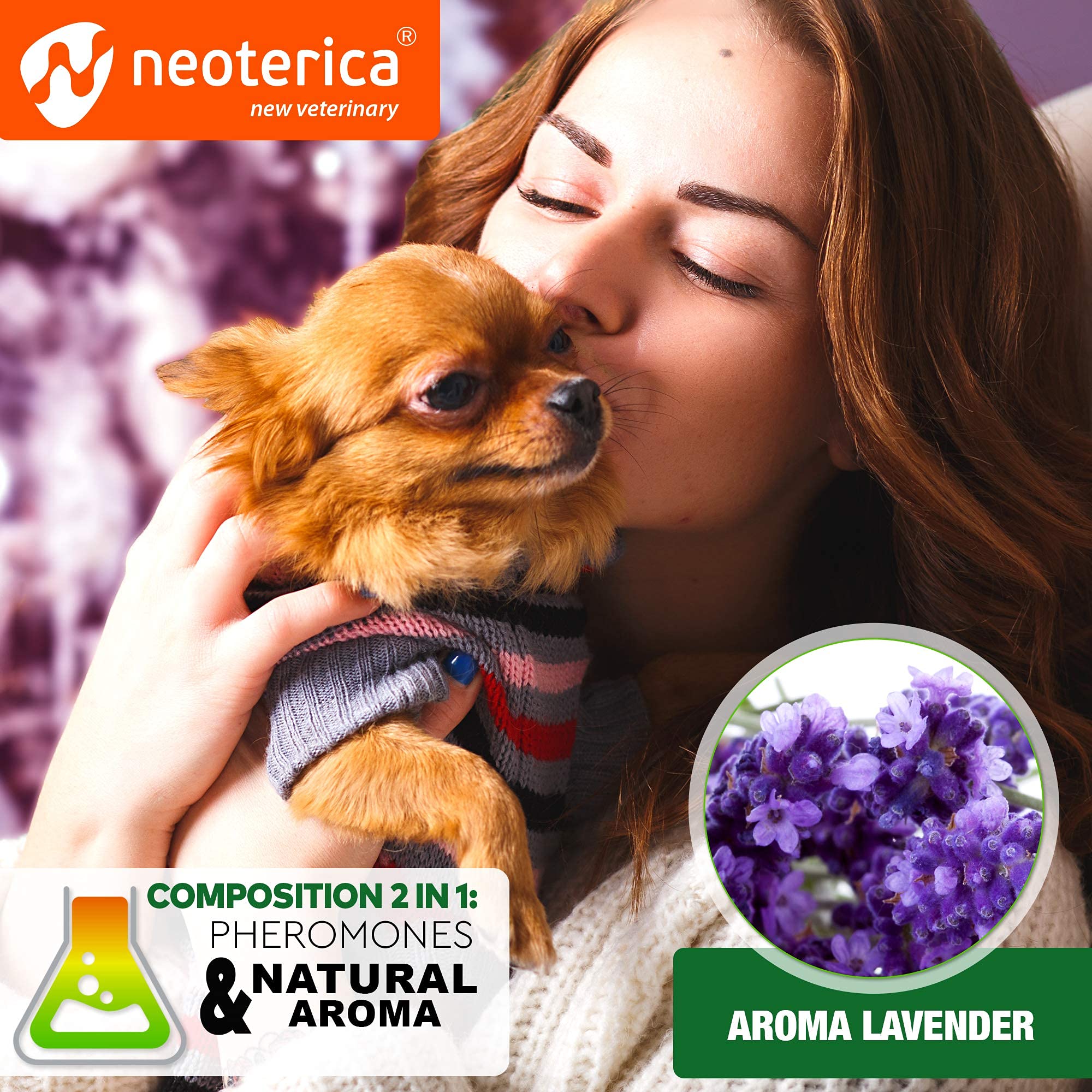 Calming Cat Diffuser Refill & Anti Anxiety Pet Products - Feline Calm Pheromones & Cats Comfort - Stress Relief with New Zone, F