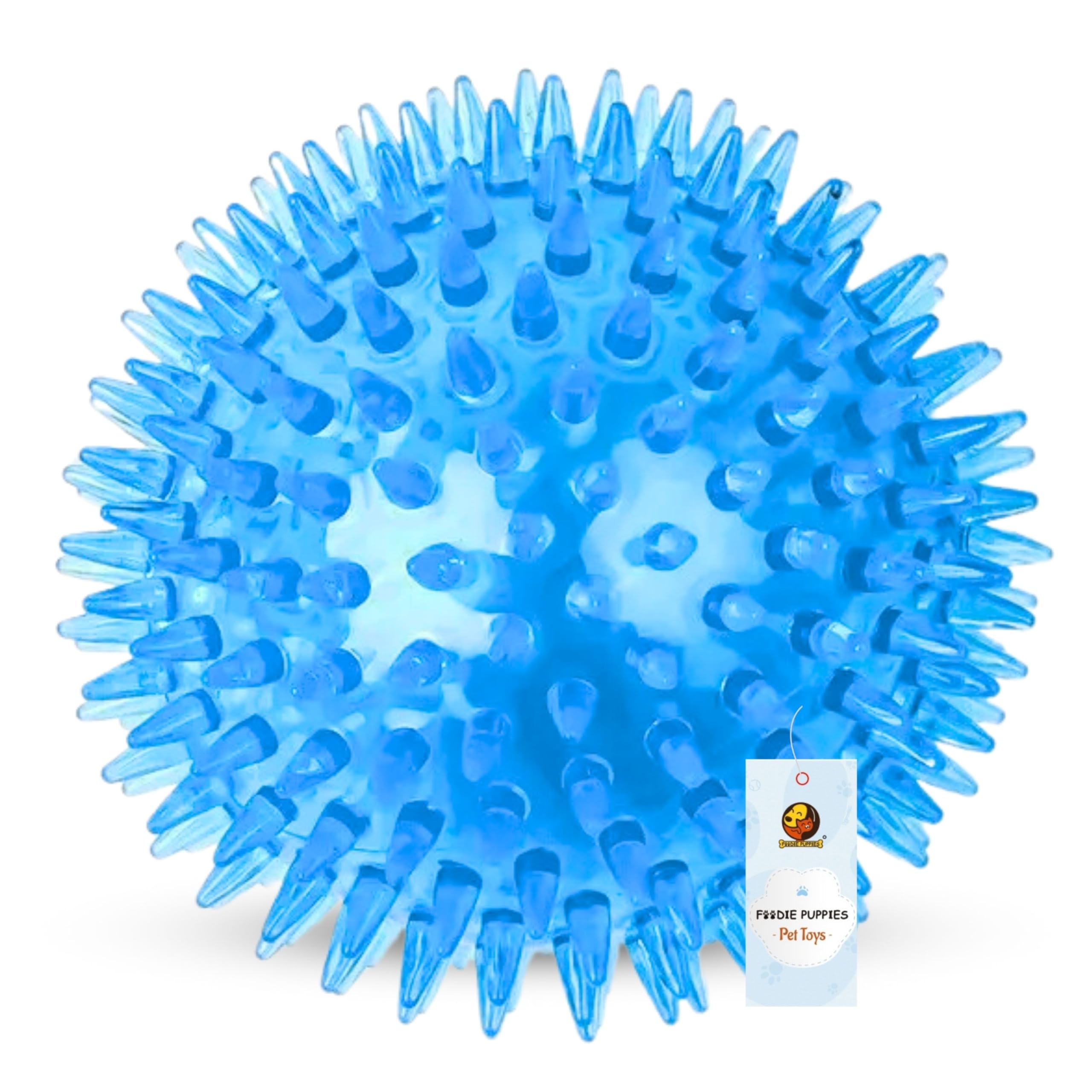 Foodie Puppies Pet Squeaky Durian Ball Dog Chew Toy for Puppies & Small Dogs | Durable, Interactive Toy with High Bounce and Sou