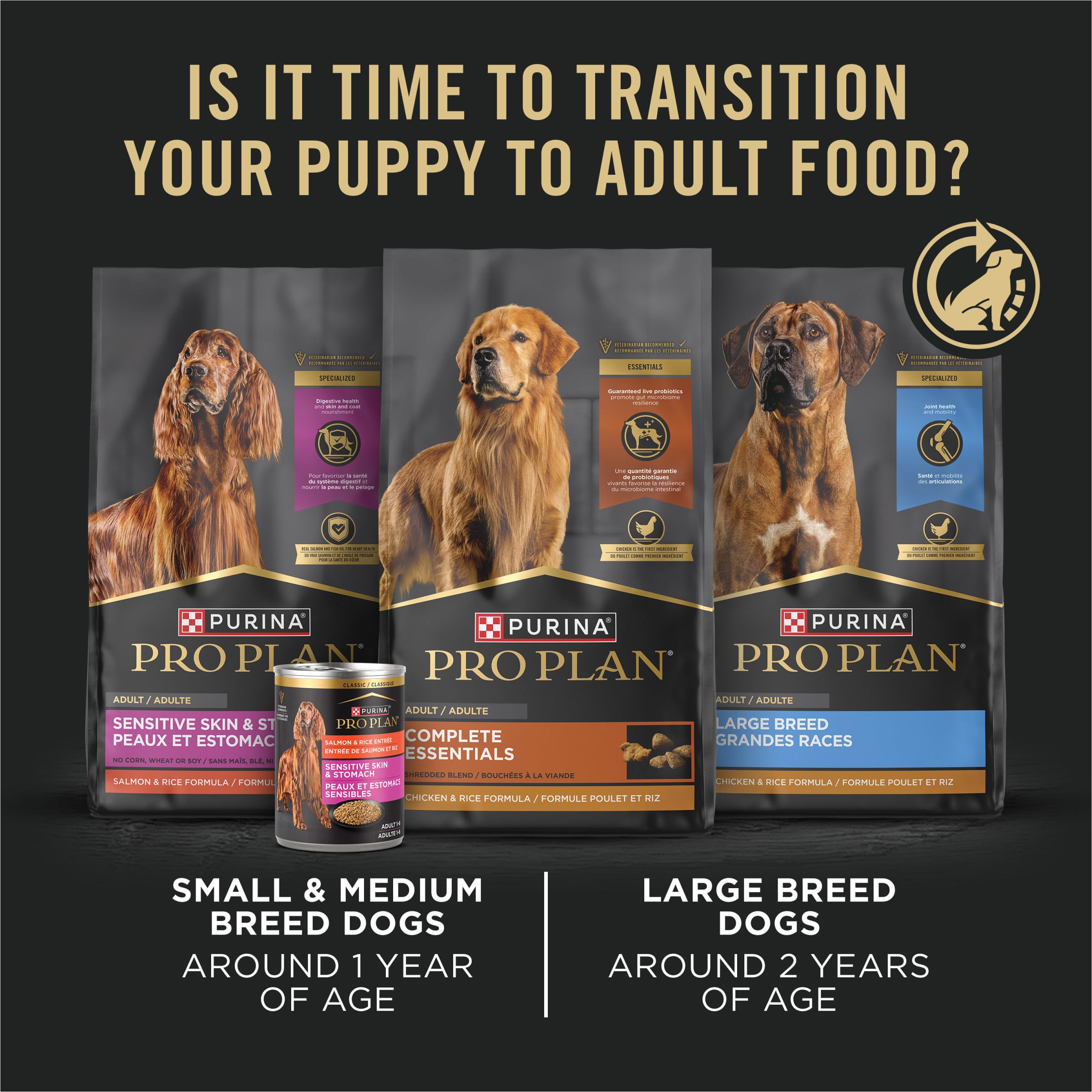 Purina Pro Plan Development Wet Puppy Food, Grain Free Chicken Entree and Grain Free Turkey Entree Variety Pack - (Pack of 12) 1