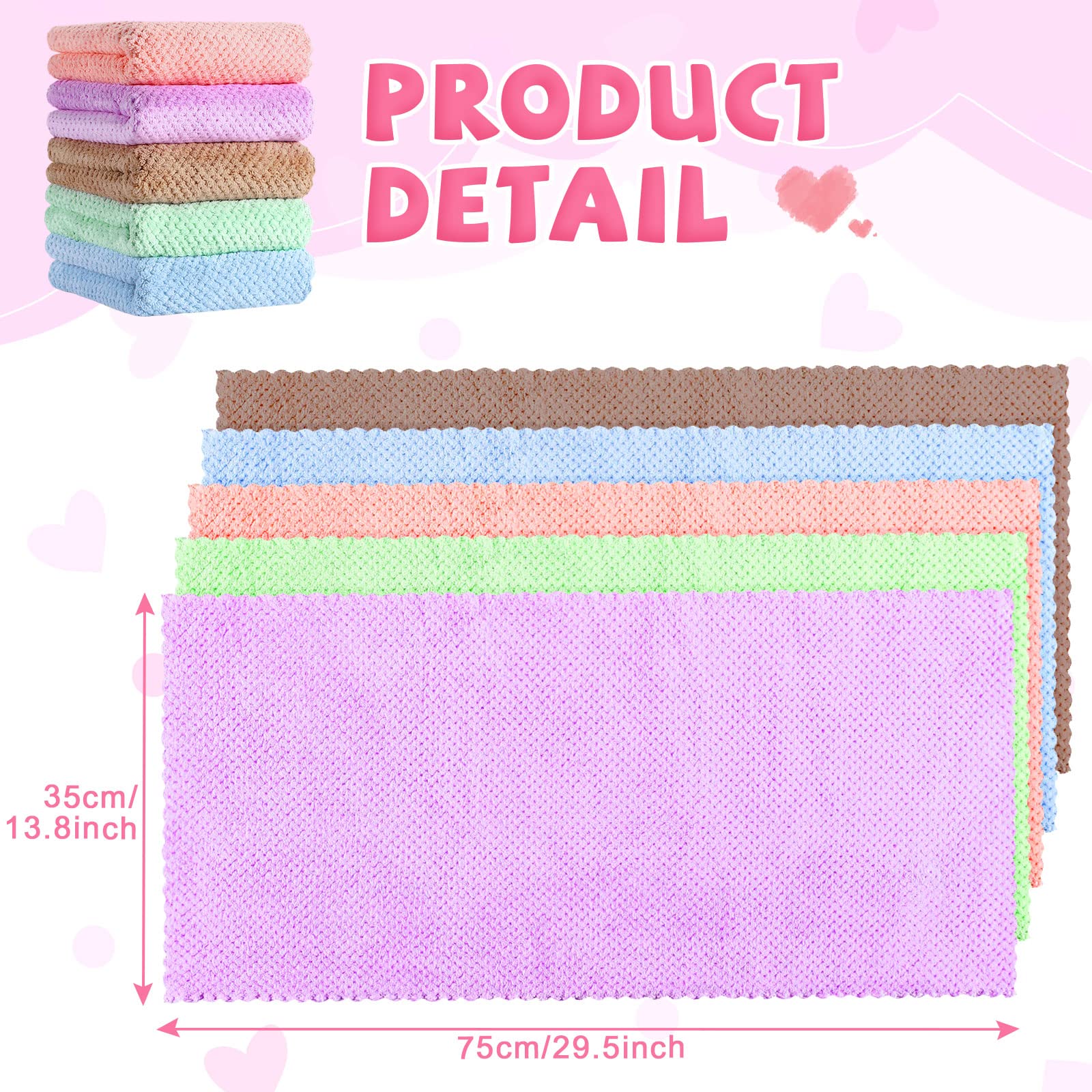 Reginary 10 Pcs Guinea Pigs Blankets Hamster Fleece Cage Liners Coral Fleece Quick Dry Soft Blankets Bedding Guinea Pig Accessories For Cat(14 X 30 Inch,Colorful)