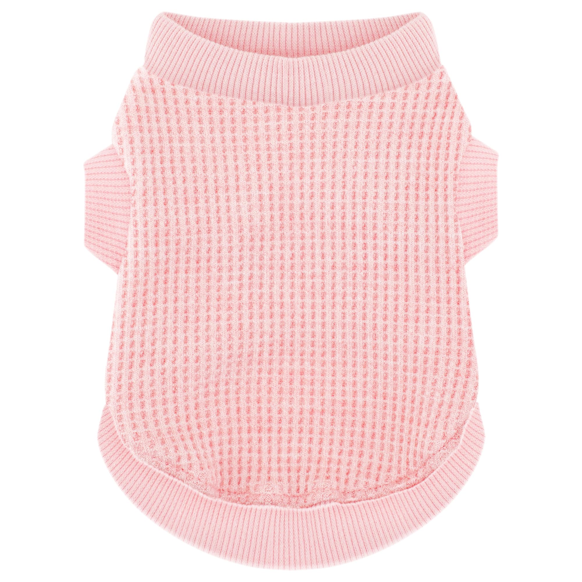 Cozy And Functional Dog Shirts For Small Puppies: Stretchable Pink Attire With Easy-On Design, Ideal For Chihuahuas And Yorkies 