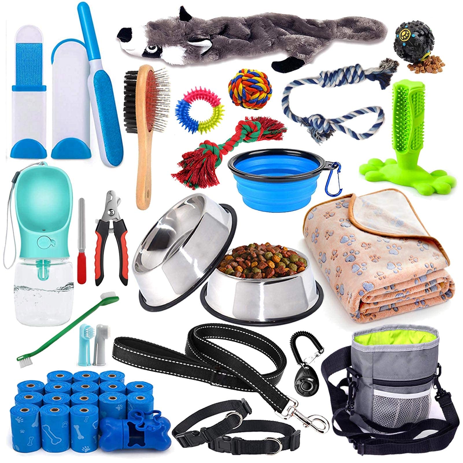 Lobeve [Upgrade Version] Puppy Kit,39 Pack Puppy Essential Starter Kit For Small And Medium Dogs,Perfect Welcome Home Gift For New Puppies