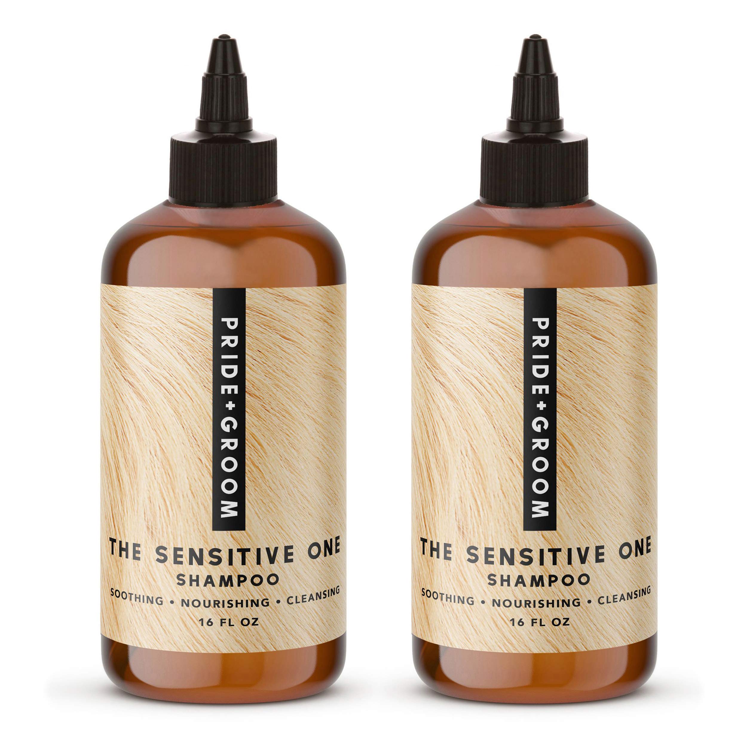 Pride and Groom The Sensitive One | Dog Grooming Shampoo for Puppies and Dogs with Itchy, Dry Skin| Tearless All Natural Body Wa
