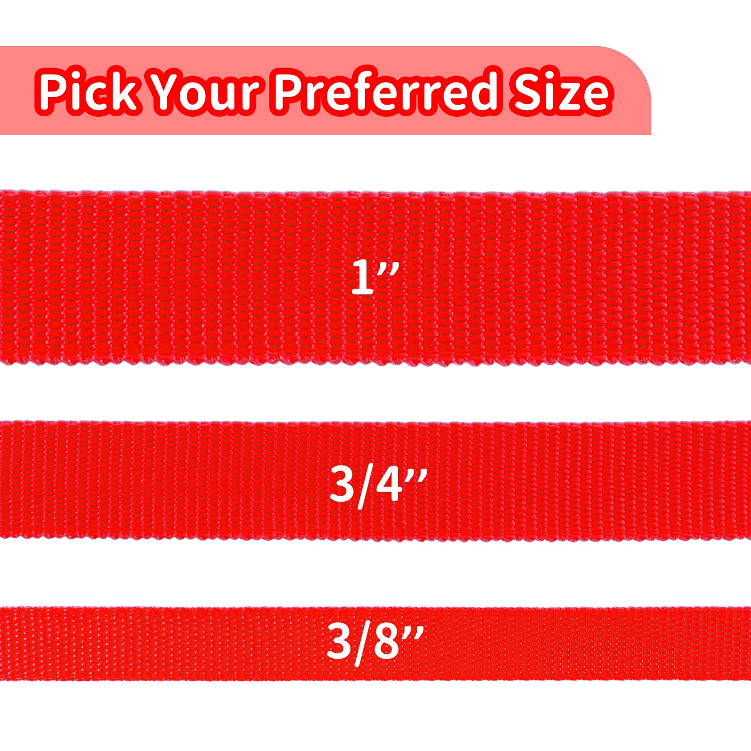 Hikiss Long Dog Leash Obedience Recall Training Agility Lead With Thickening Material For Large Dog - 15Ft 20Ft 30Ft 50Ft 100Ft Training Leash(Red 15Ft)
