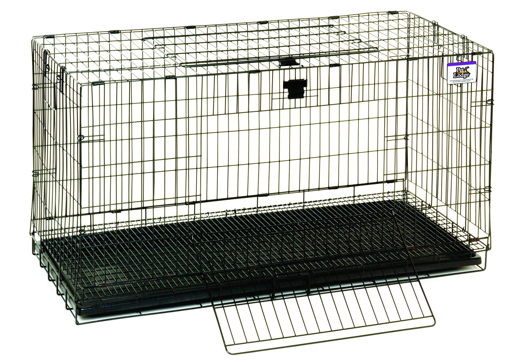 Pet Lodge Rabbit Cage | Portable Wire Pop-Up Cage | Easy To Clean Pull Out Floors | Indoor Small Animal Cage | Large