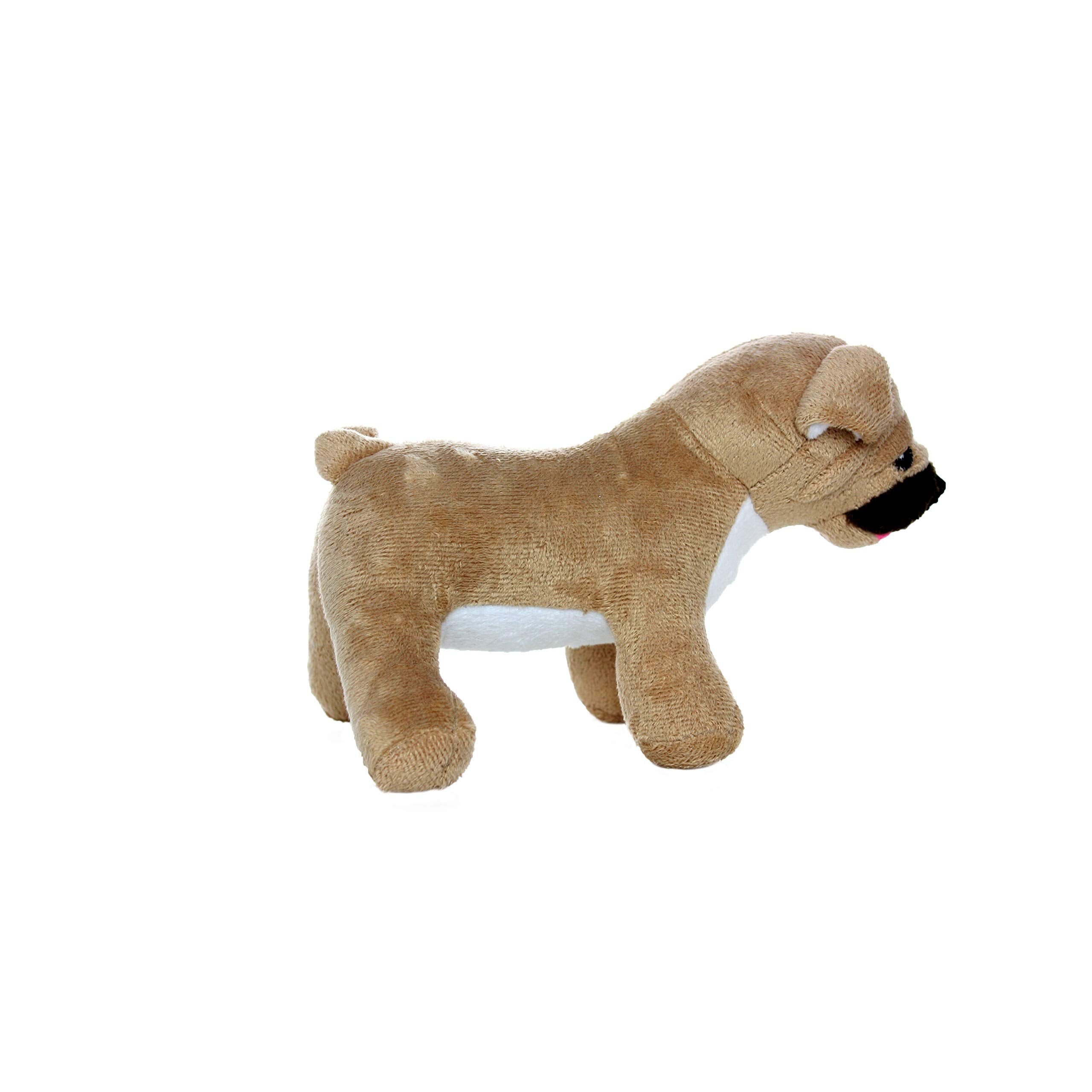 MIGHTY- Farm Junior Pug- Squeaker-Multiple Layers. Made Durable, Strong & Tough. Interactive Play Dog Toy (Tug, Toss & Fetch). M
