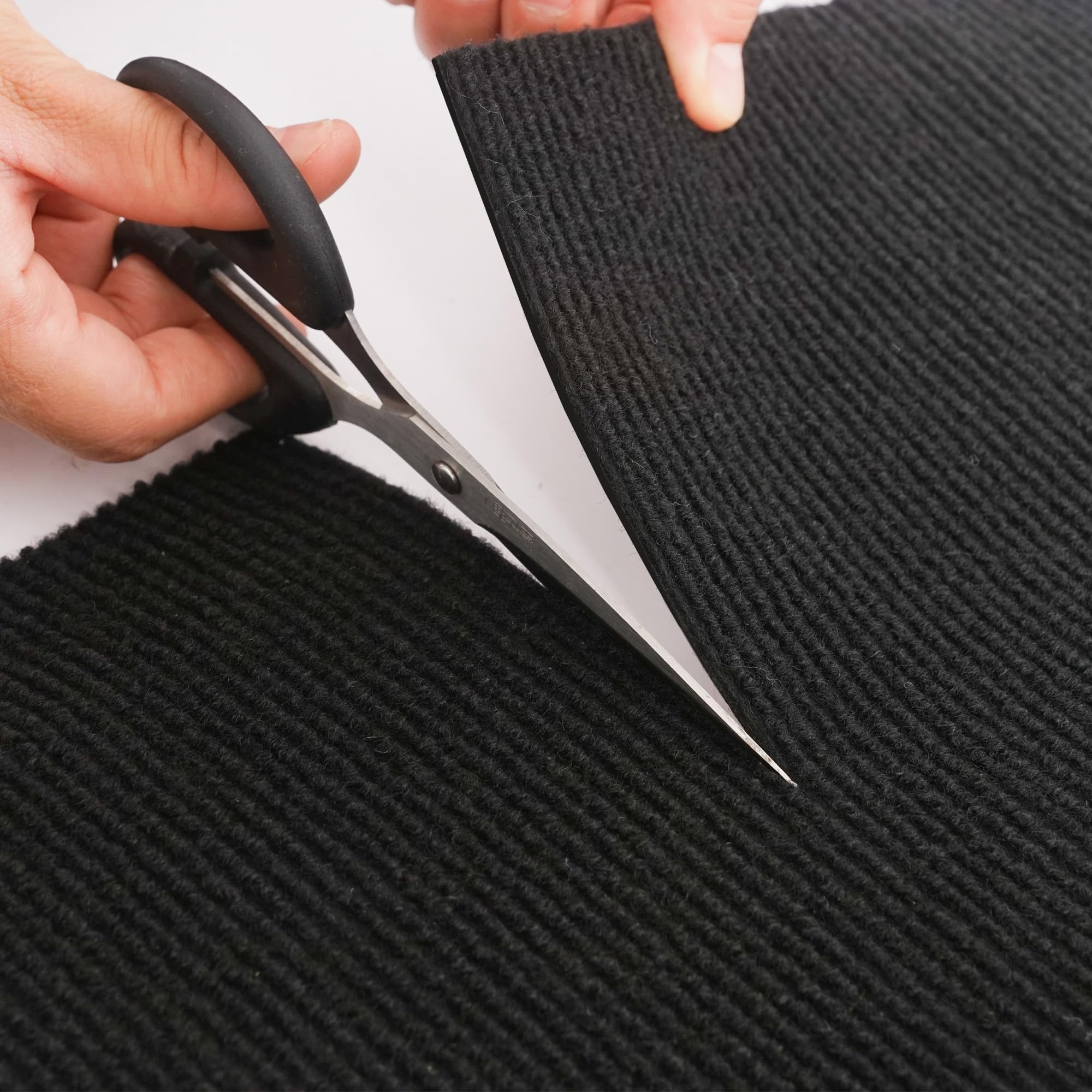 Cat Couch Protector,78.7'X15.8'Trimmable Self-Adhesive Cat Scratching Mat For Wall Scratcher(Black)