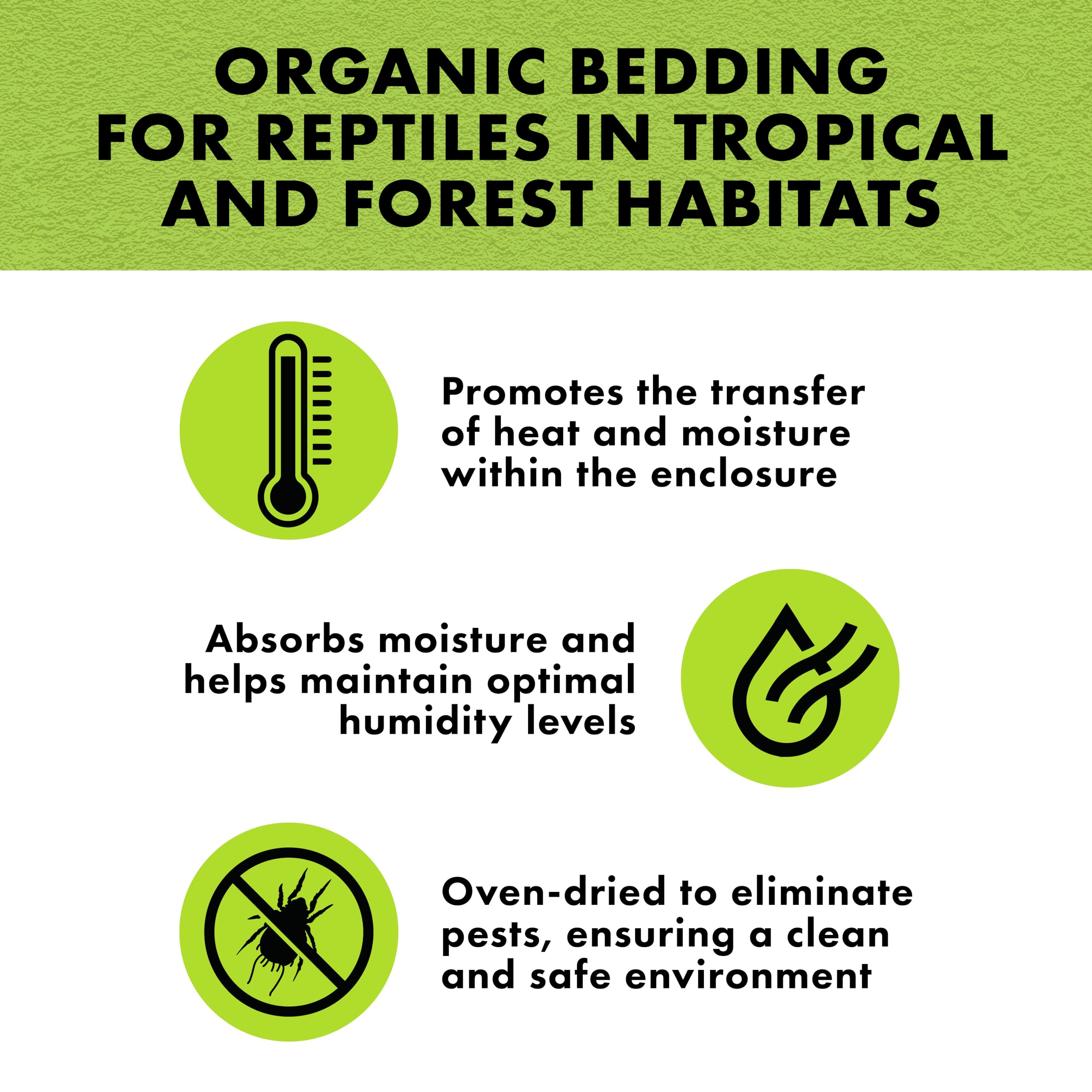 Zilla Reptile Terrarium Bedding Substrate Bark Blend, 8 Quart