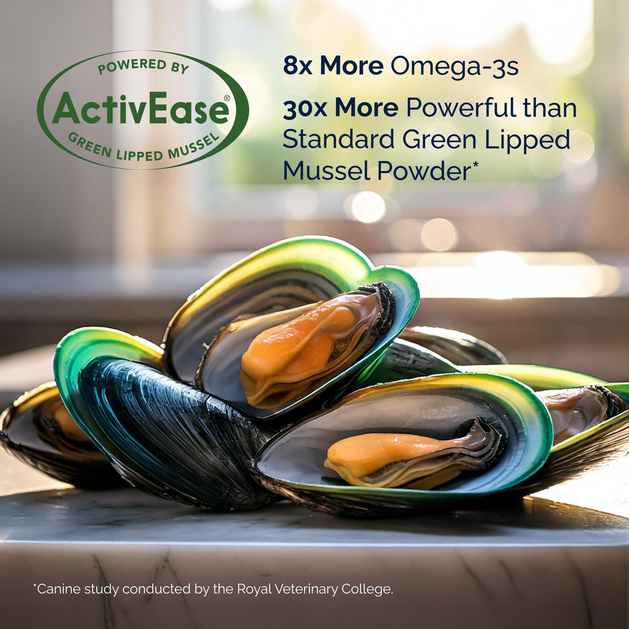 YuMOVE Hip & Joint Supplement for Dogs with Glucosamine, Chondroitin, Omega 3, Hyaluronic Acid, Green Lipped Mussel, & Fish Oil