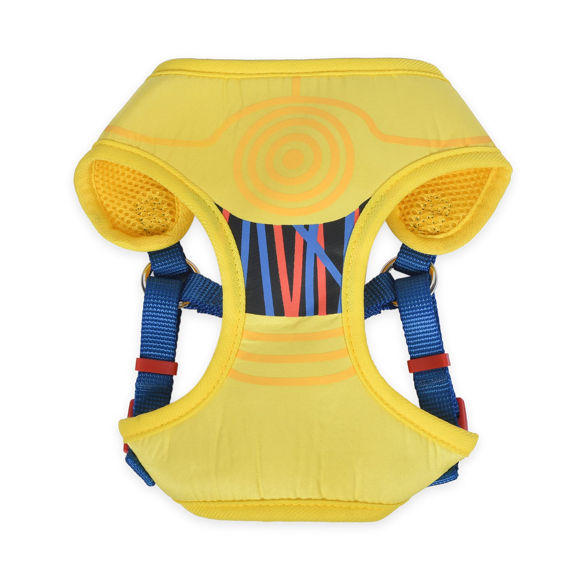 Star Wars for Pets C3PO Dog Harness for Medium Dogs, Medium (M) | Yellow Medium Dog Harness, No Pull Dog Harness with D-Ring | M