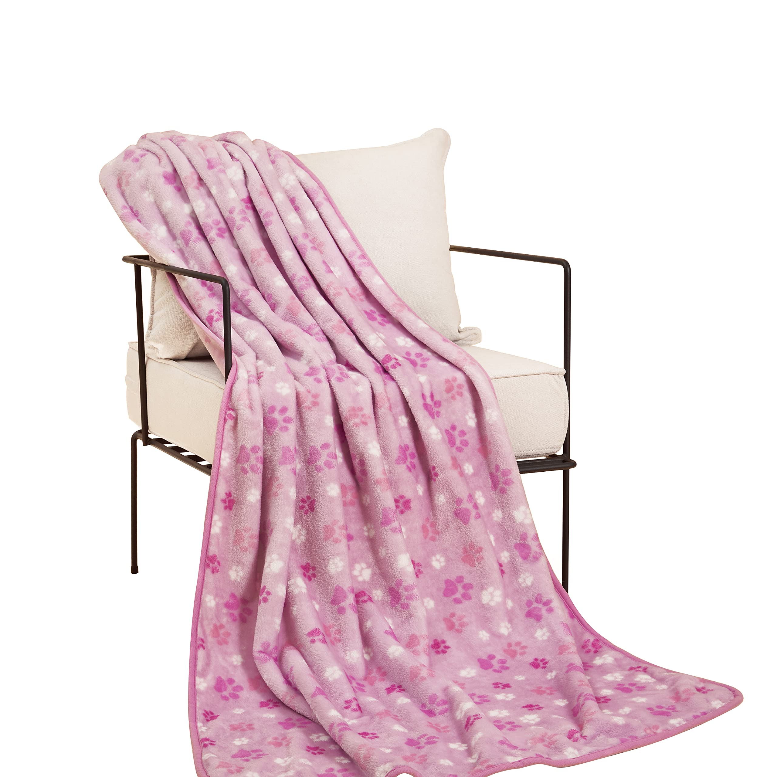 Allisandro Luxurious Dog Blanket, Extra Softness 350 GSM Flannel Fleece Pet Throw for Small Medium and Large Dogs Puppies and Ca