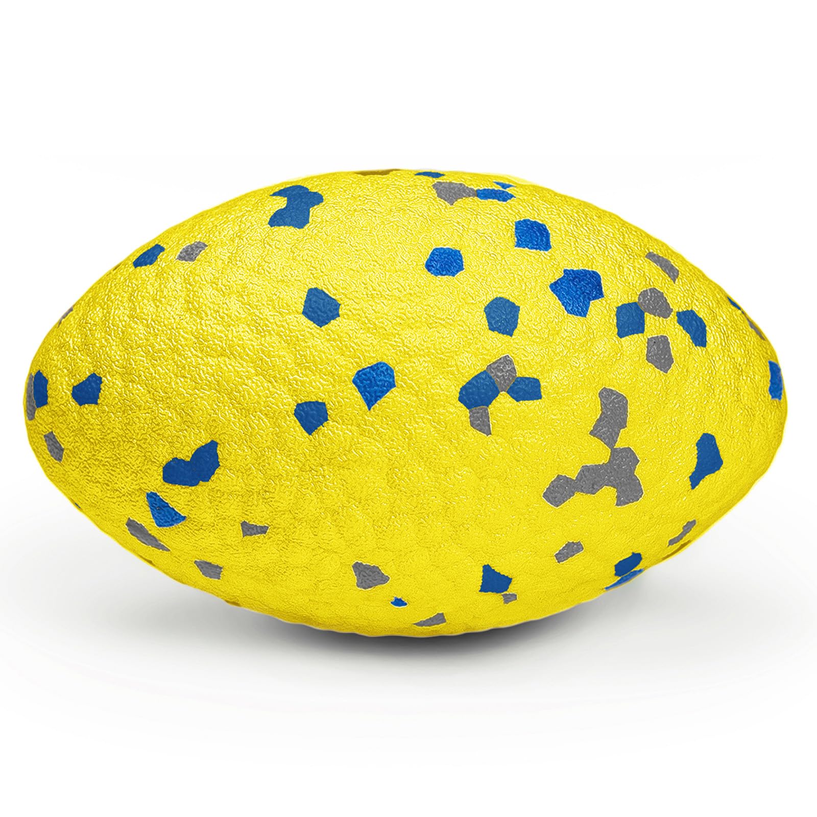 Moonorange 4.72'' Indestructible Large Rugby Balls For Aggressive Chewers Durable Olive Bouncy Interactive Football Toy For Dogs
