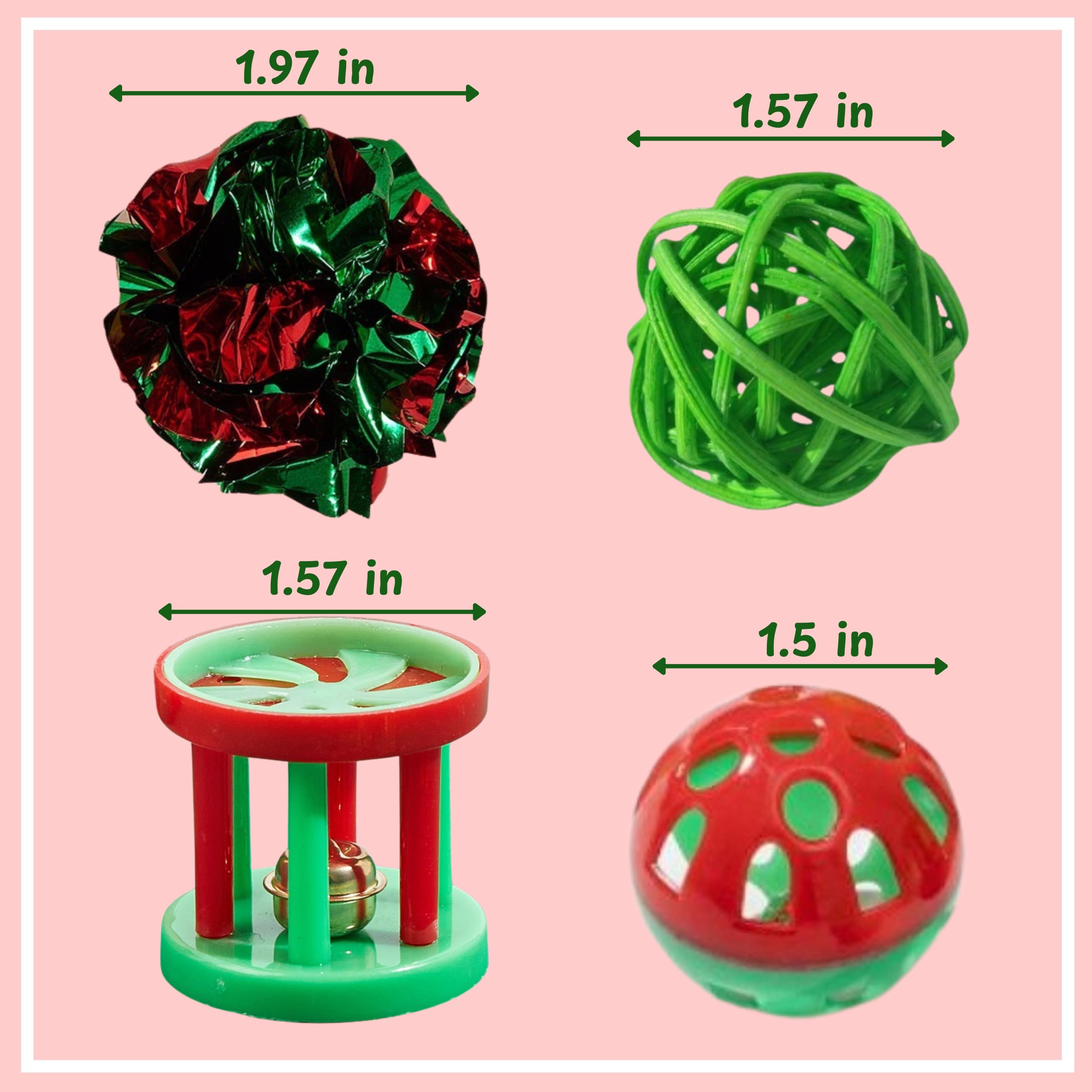 4 Pcs Toys For Hedgehogs Small Animal Accessories, Hedgehog Toys For Cage And Bell Ball, Hedgehog Enrichment Toy, Funny Balls To