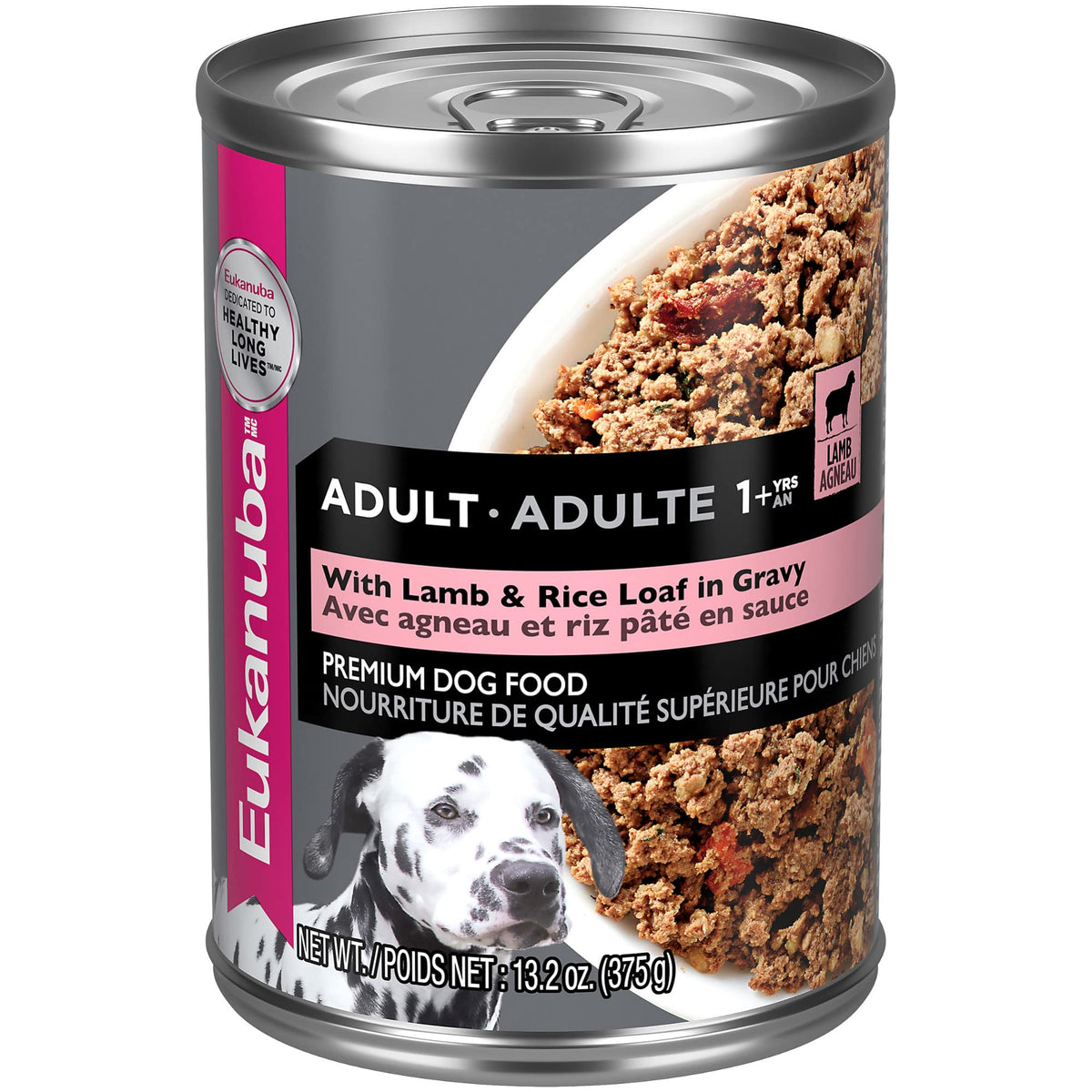 Eukanuba Lamb & Rice Adult Wet Dog Food, (12) 13.2 Oz. Cans
