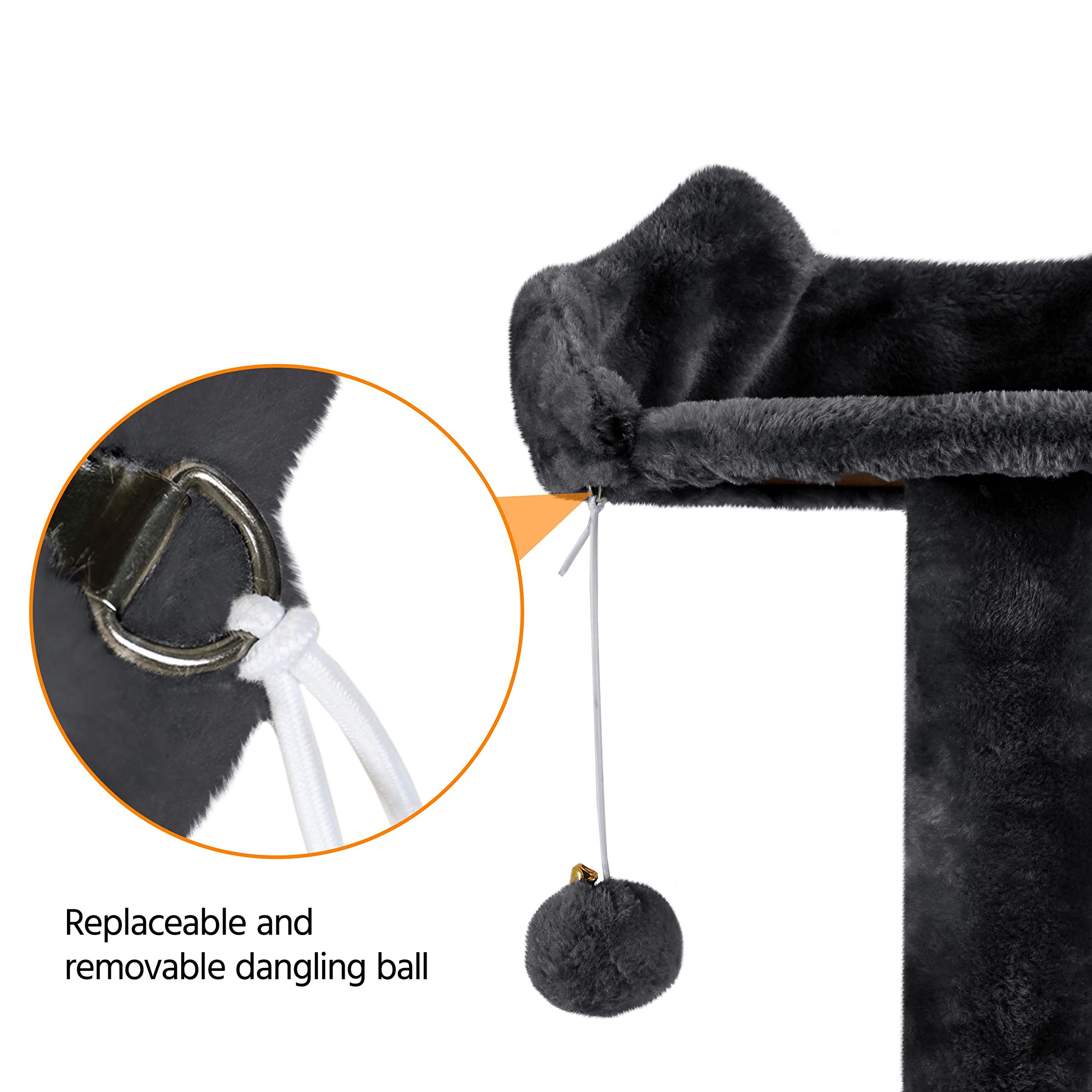 Yaheetech Multi-Level Cat Tree for Large Cats, with Cozy Condos for Indoor Cats