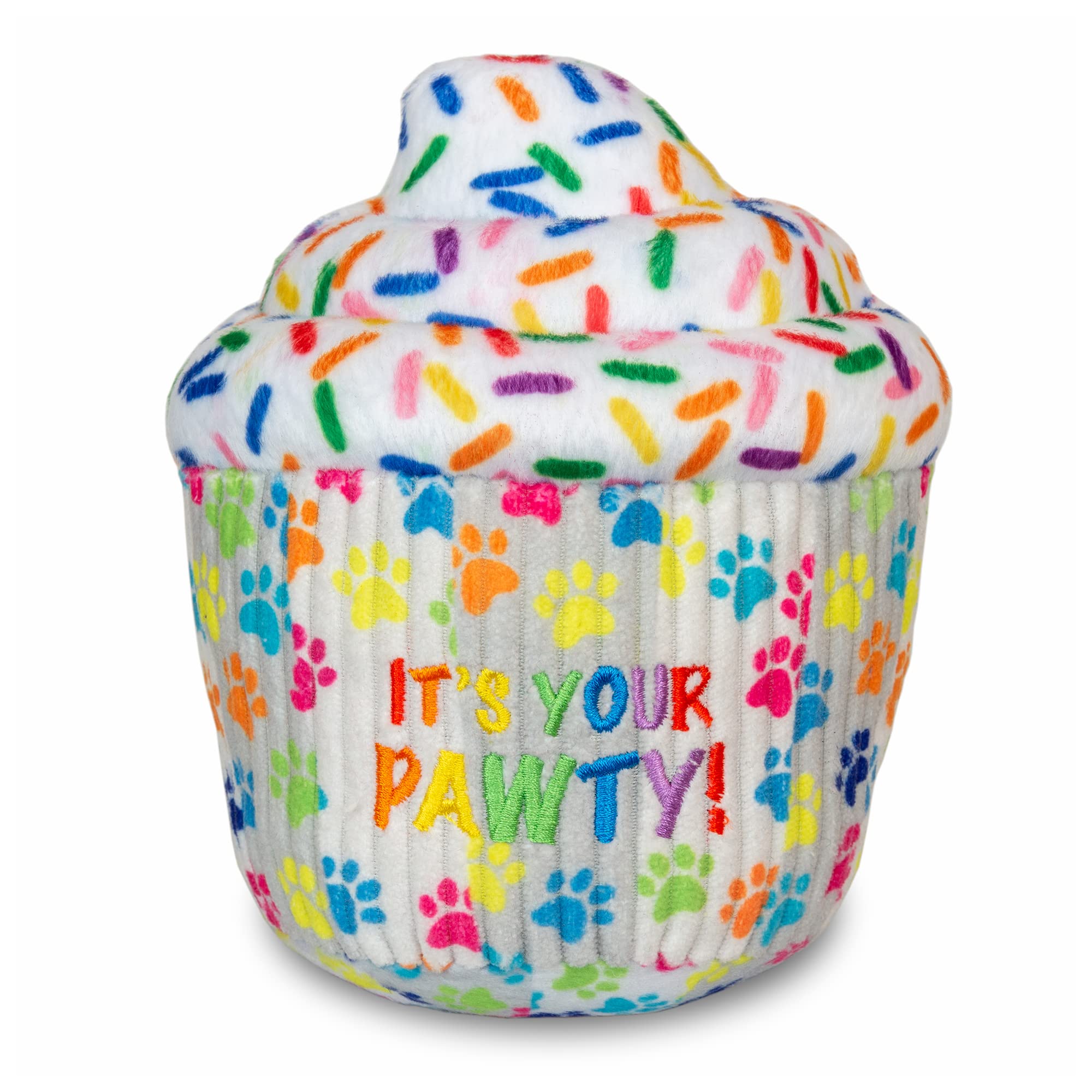 Yipnplay Pupcakes – Plush Toys For Dogs In A Variety Of Fun Cupcake Designs And Styles Made From Soft Materials, Including Corduroy, With Built-In Squeaker And Embroidering For Playtime And Comfort