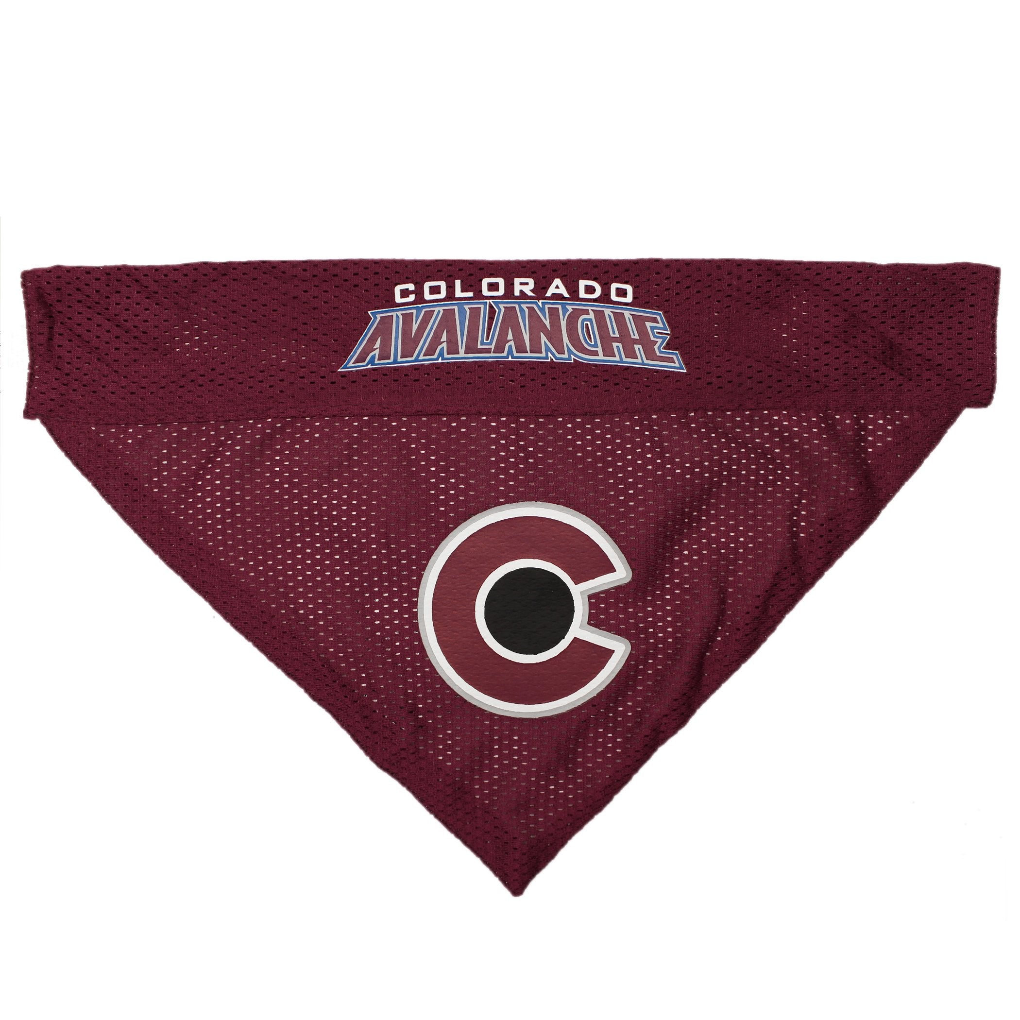 Pets First NHL Colorado Avalanche Bandana for Dogs & Cats, Large/X-Large - Stylish Hockey Fan Scarf, Model AVA-3217-L-XL