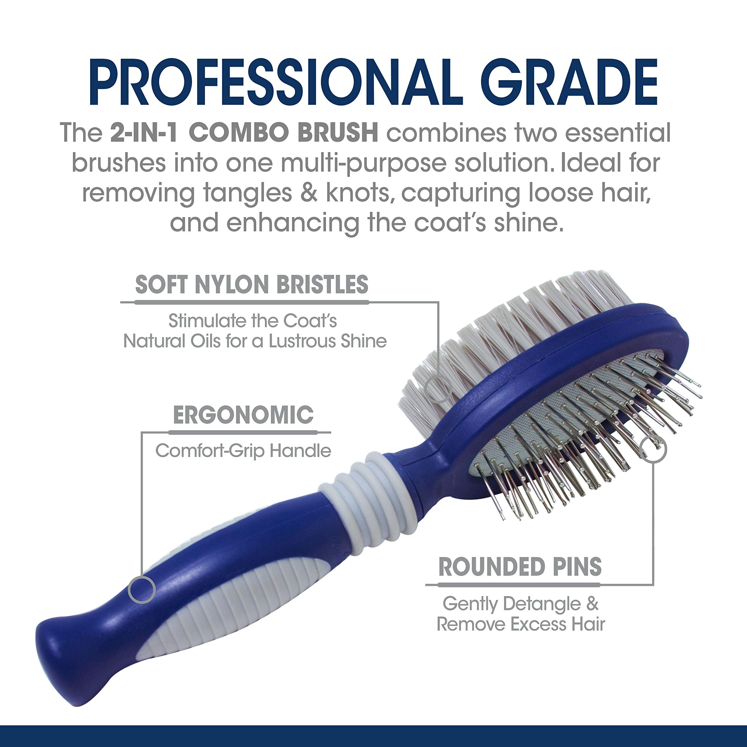 Four Paws Magic Coat Professional Series Grooming Brushes For Dogs & Cats, Trimmers, Nail Clippers & Brushes, Suitable For All Breeds And Coat Types