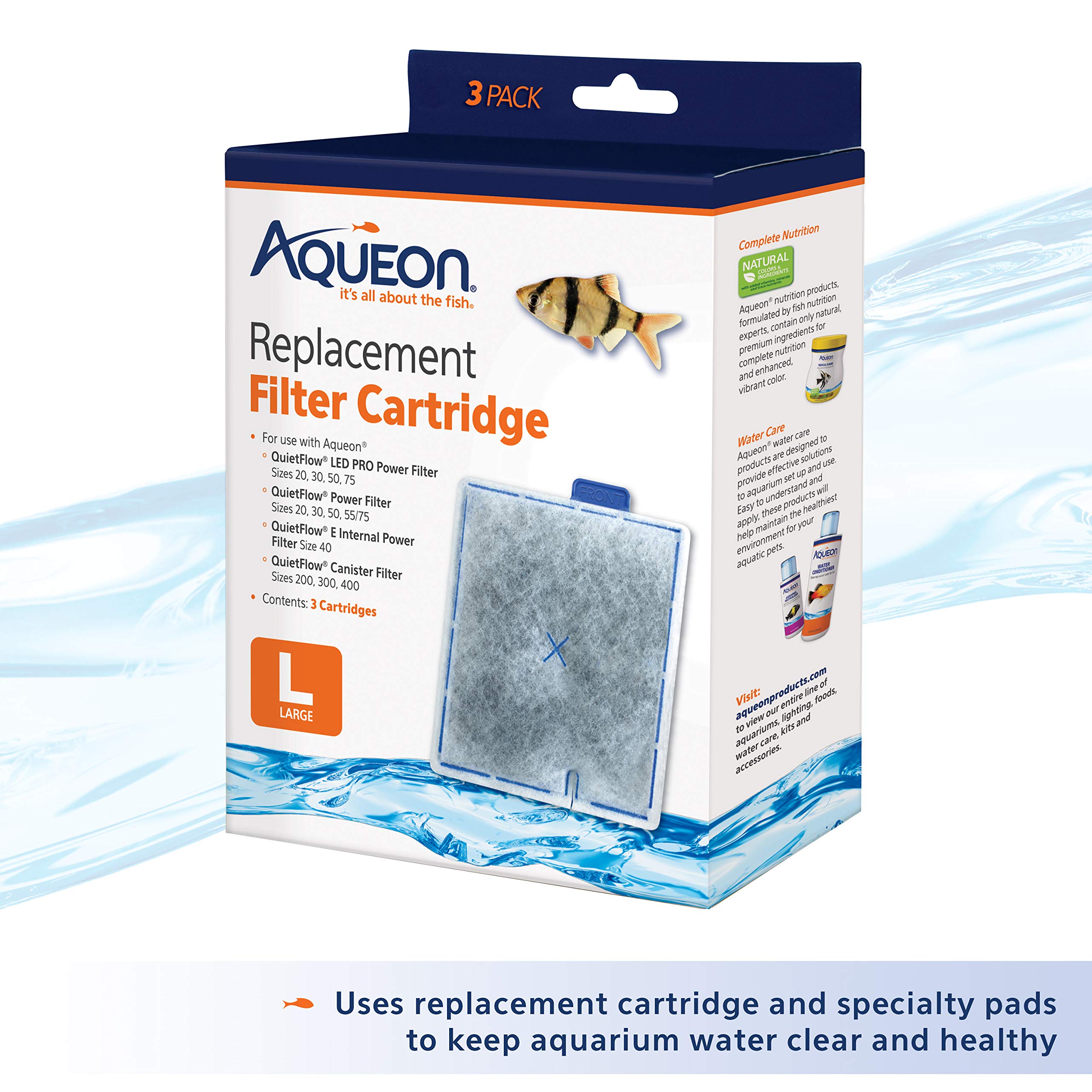Aqueon Quietflow 30 Led Pro Aquarium Fish Tank Power Filter For Up To 45 Gallon Aquariums
