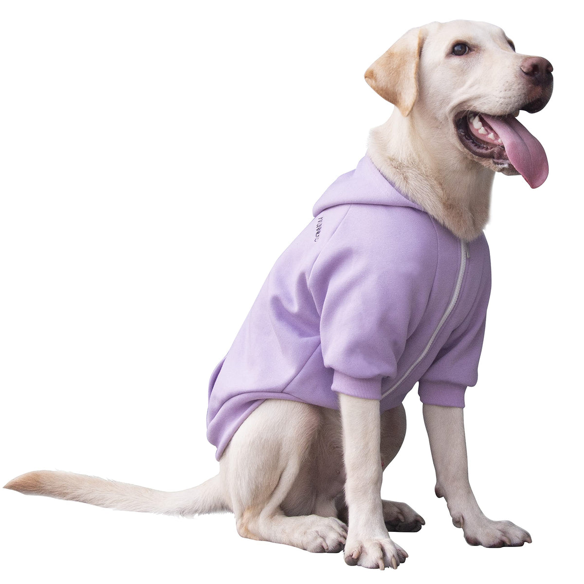 Arunners Extra Large Dog Clothes Hoodies Zip Up Sweaters For Big Dogs Labrador Golden Retriever Purple 5Xl