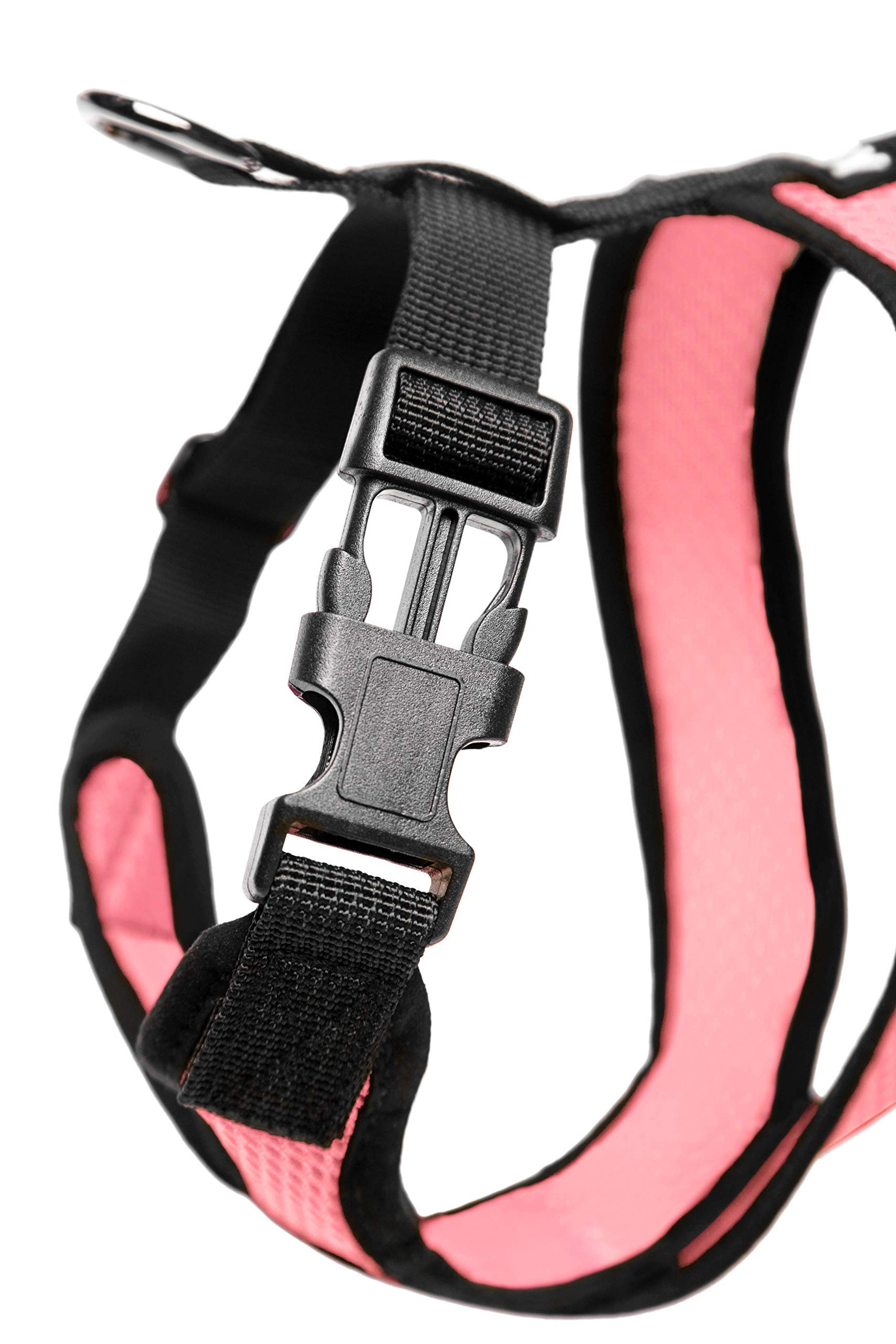 Gooby Comfort X Head-In Harness - Small Dog Harness For Toy Breeds (5-9 Lbs), Pink, Small